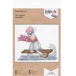 Набор для творчества Klart вышивание На санках