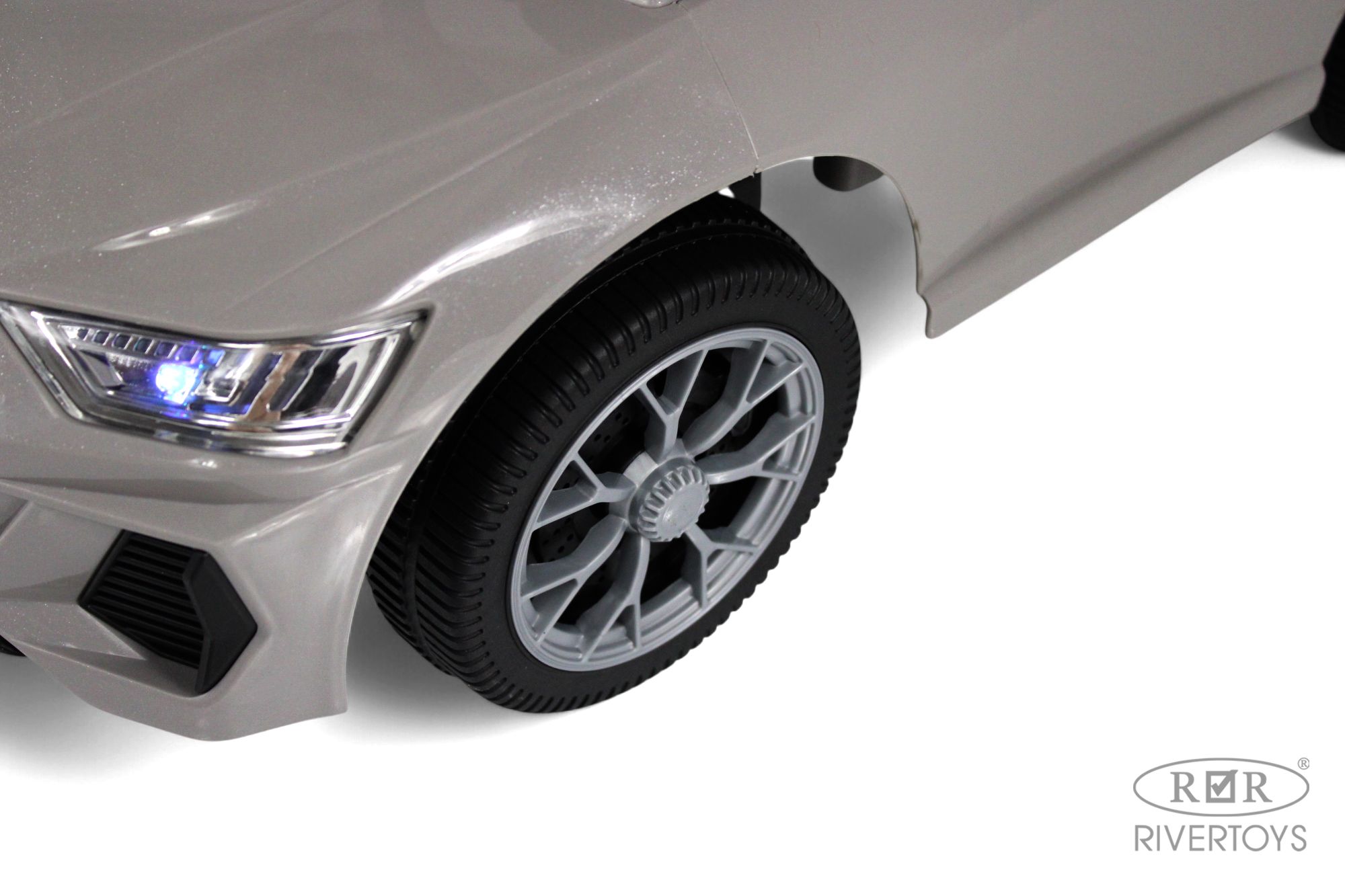 Каталка RIVERTOYS Z004ZZ-A-GREY серый - фото 6