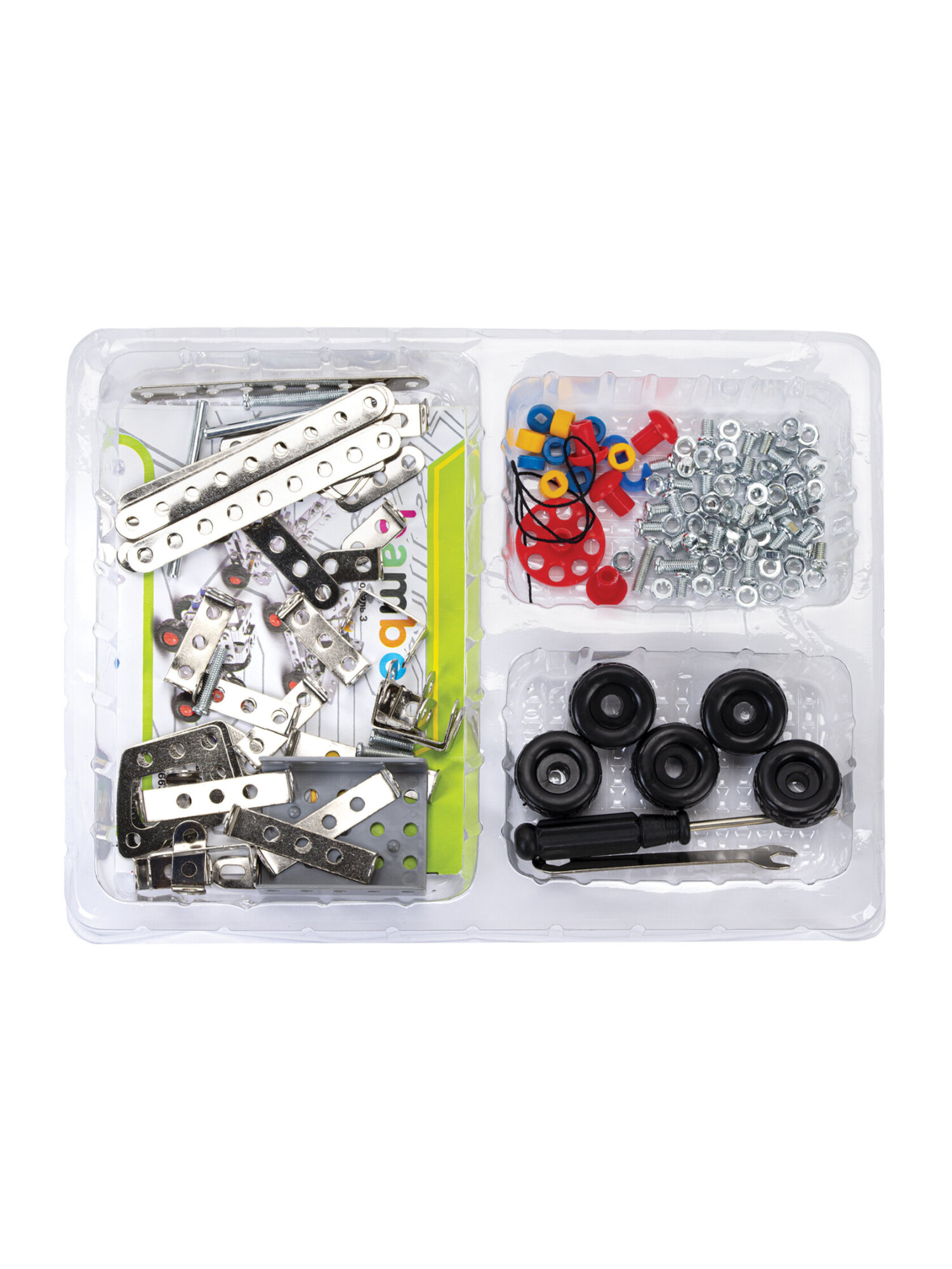 Конструктор BAMBOX Строительная техника 3 в 1 металлический 137 дет. - фото 15