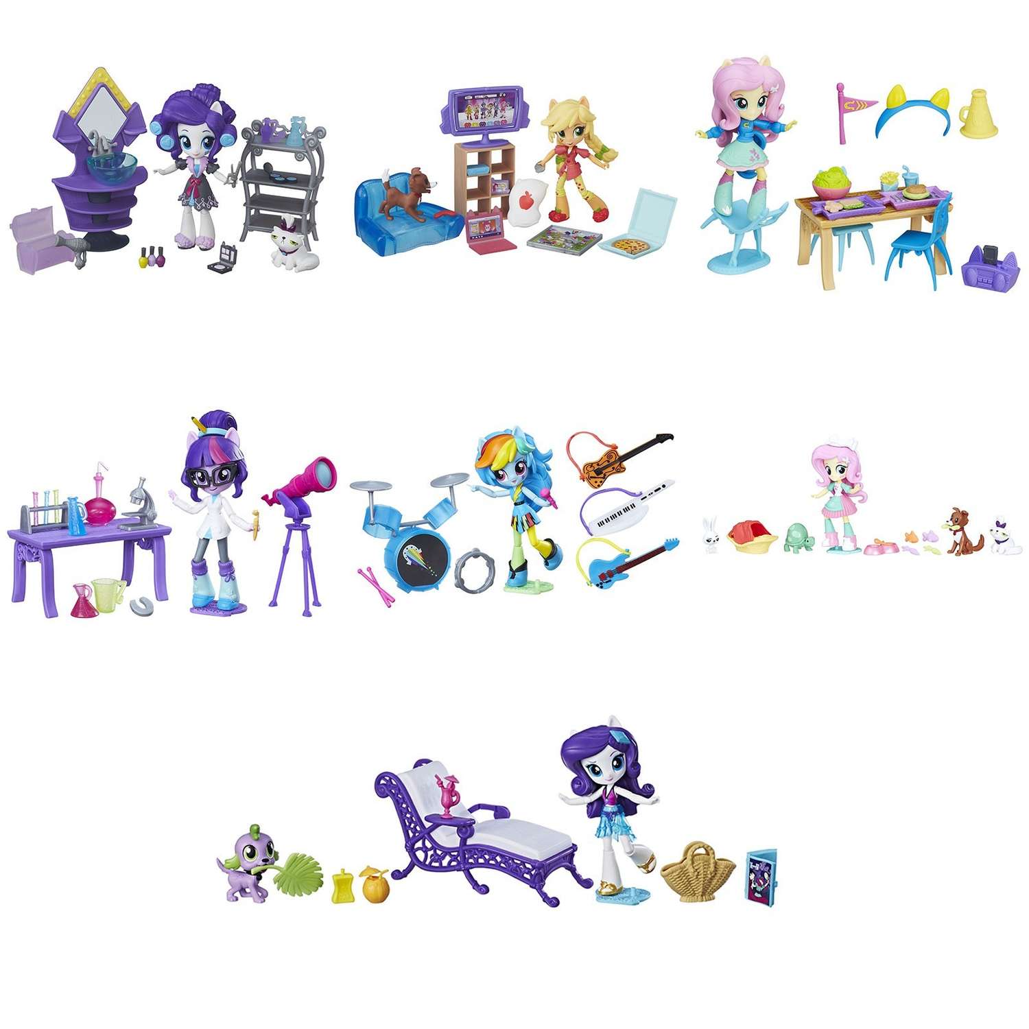 Мини - набор MLP Equestria Girls мини-кукла с аксессуарами в ассортименте B4910EU6 - фото 1