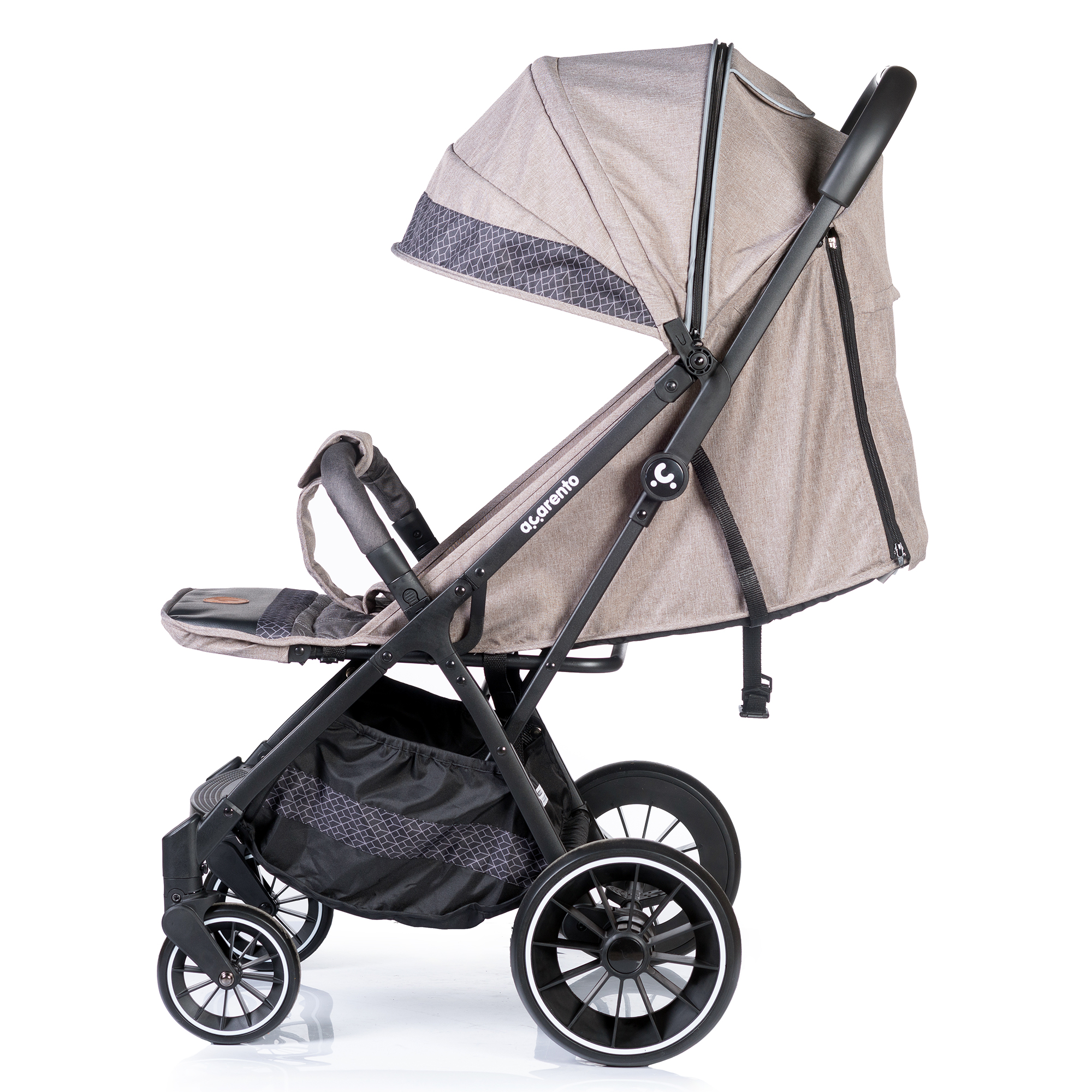 Коляска прогулочная Acarento Antero бежевый - фото 13
