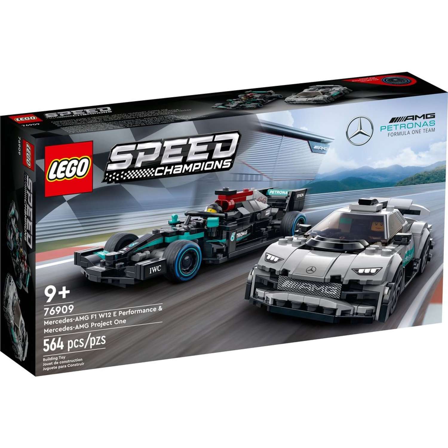 Конструктор LEGO Speed Champions Mercedes-AMG блочный - фото 6