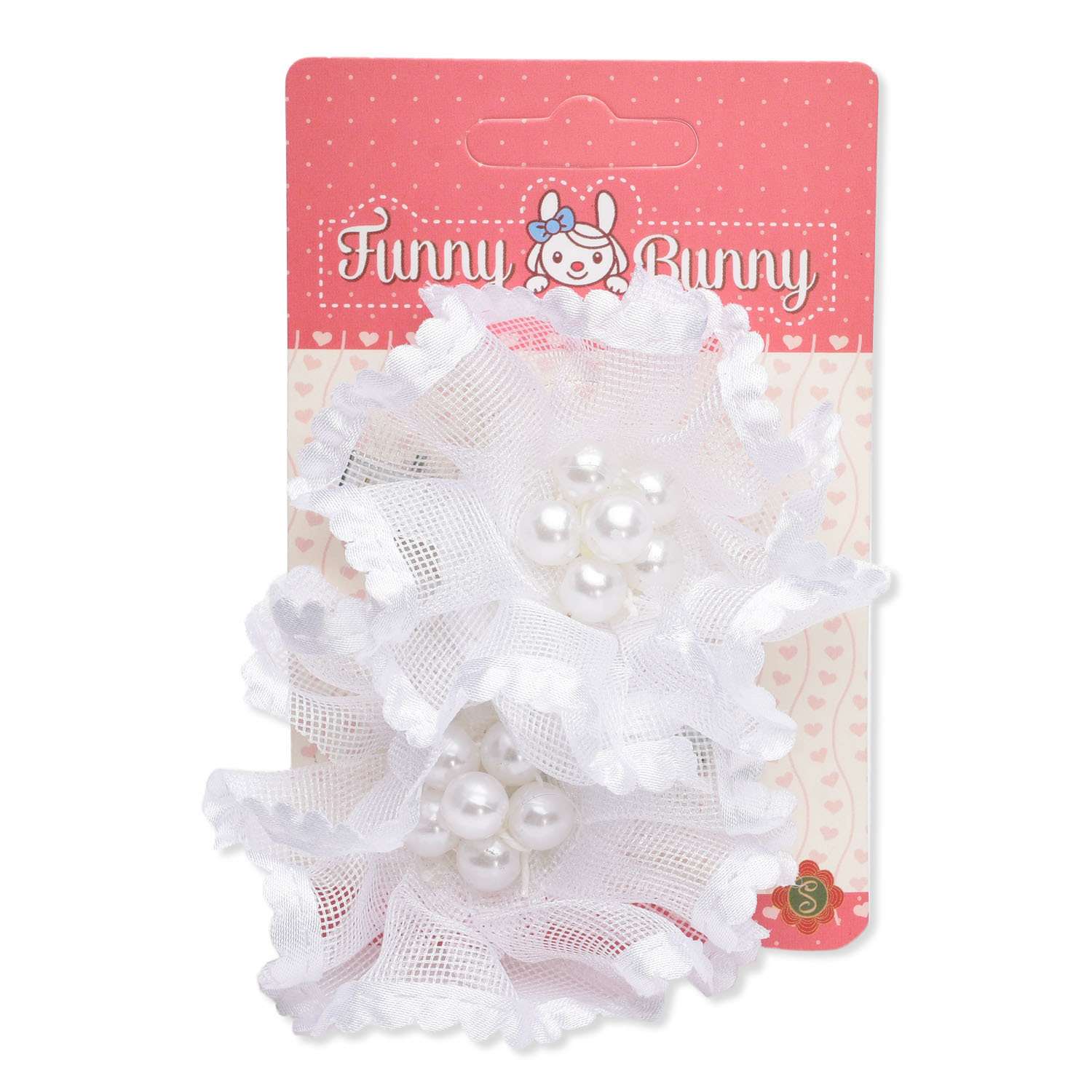 Зажим FUNNY BUNNY для волос 2 штуки DCH2-13 - фото 1