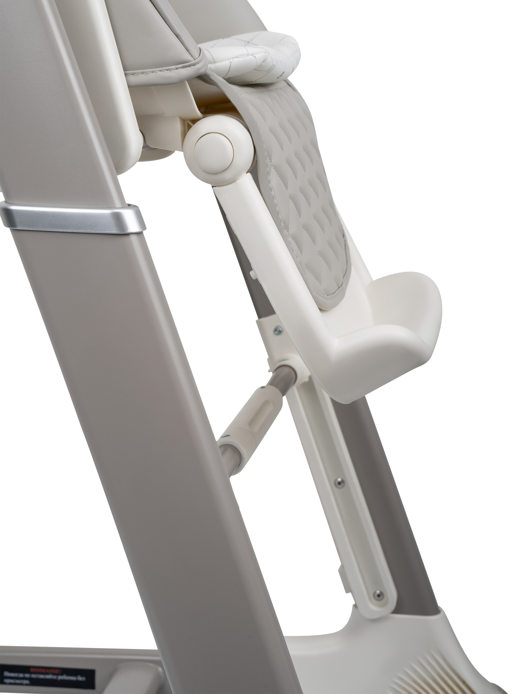 Стульчик для кормления JOVOLA Loki с функцией электрокачели серый - фото 24