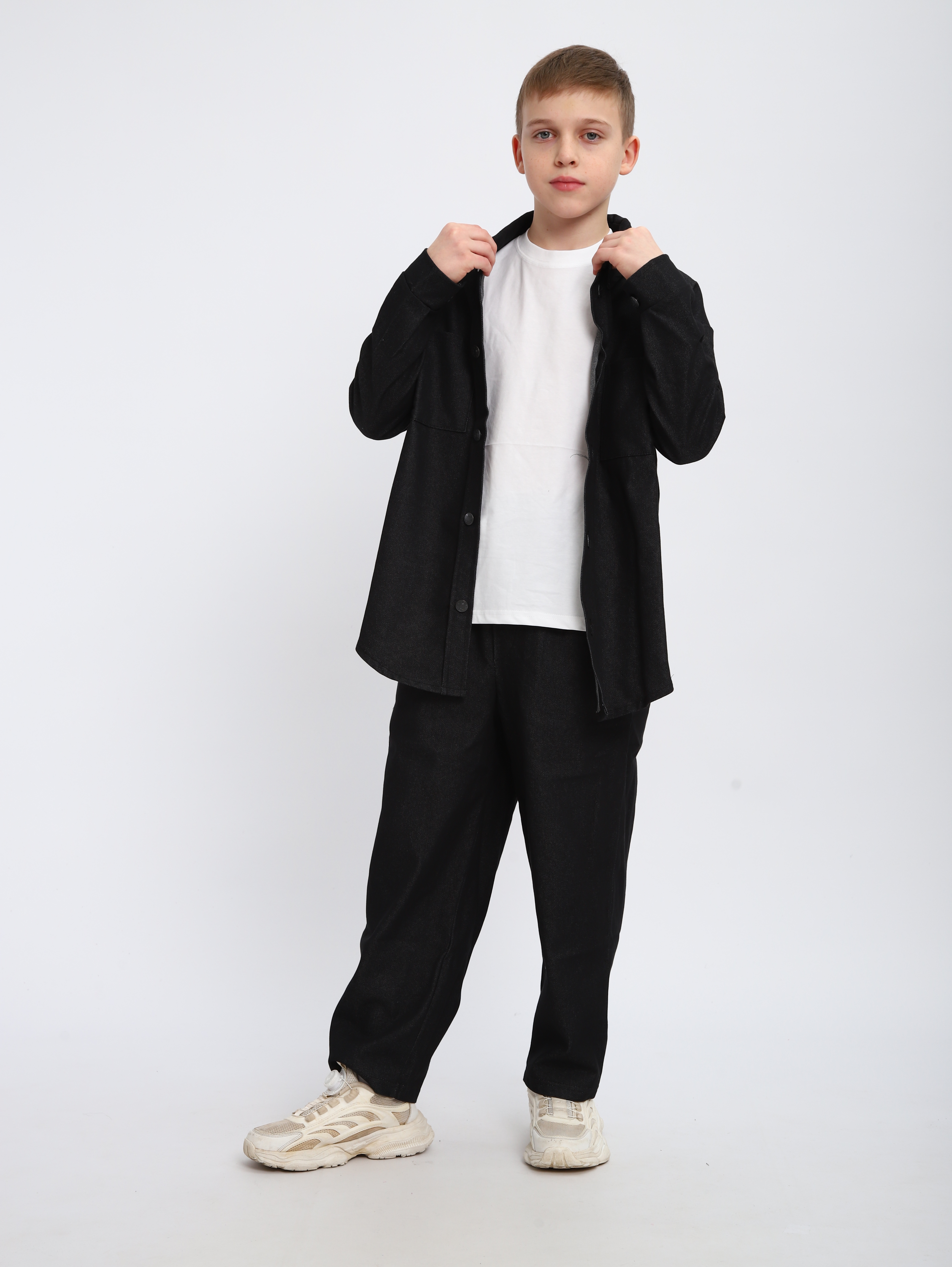 Костюм ЛАДОШКИ Комплект Деним черный - фото 10