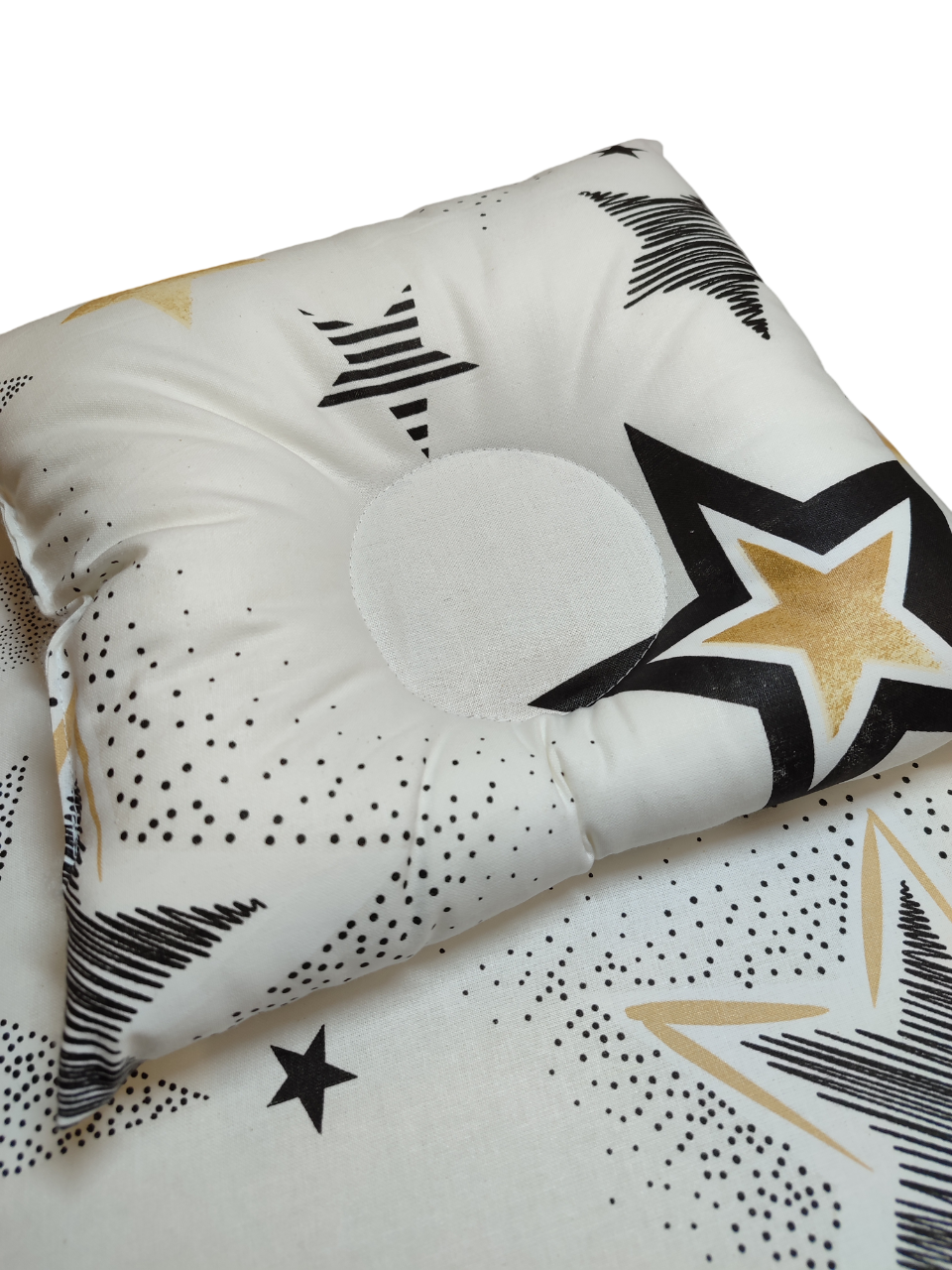 Подушка для новорожденных ЗАСЫПАЙКА рисунок звездопад 24 x 27 см - фото 4