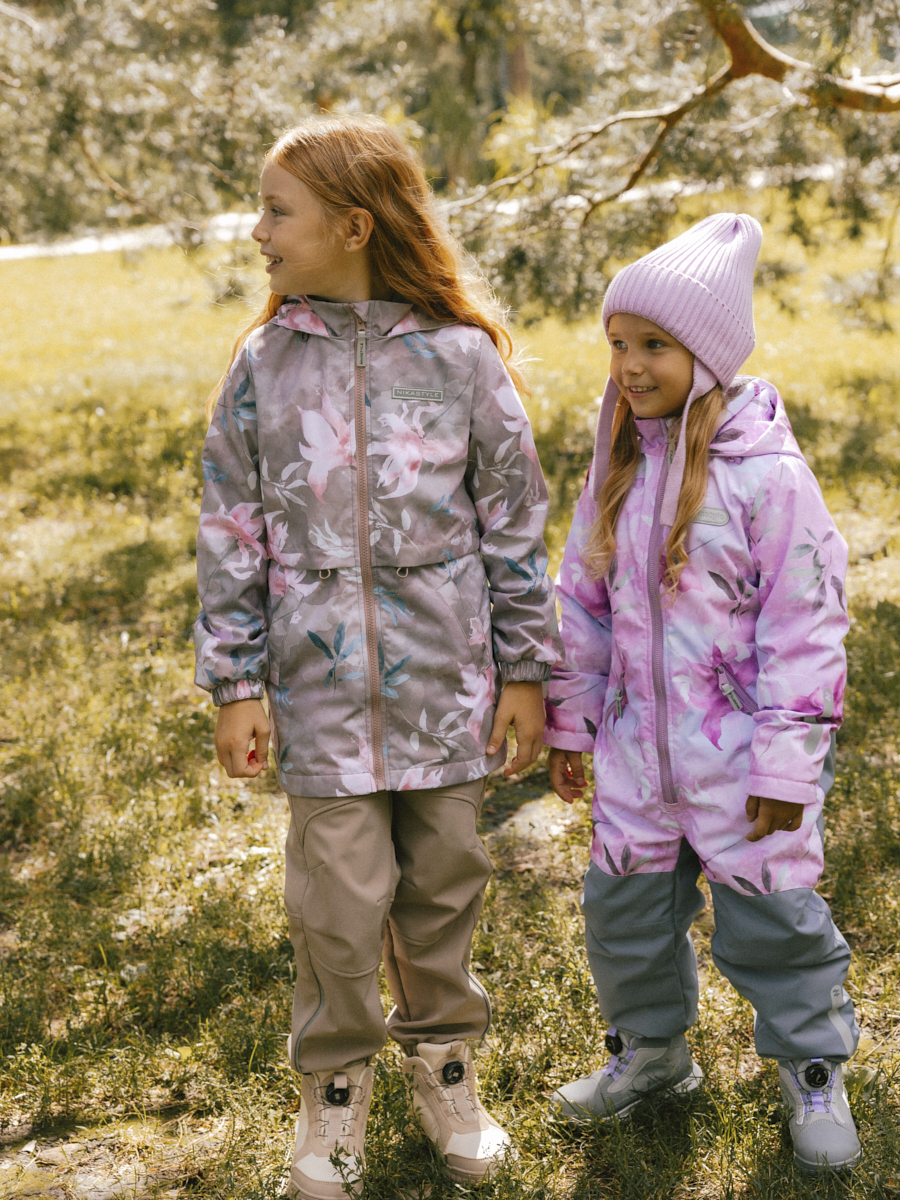 Комбинезон NIKASTYLE 8м3026 розовый/светло-серый - фото 3