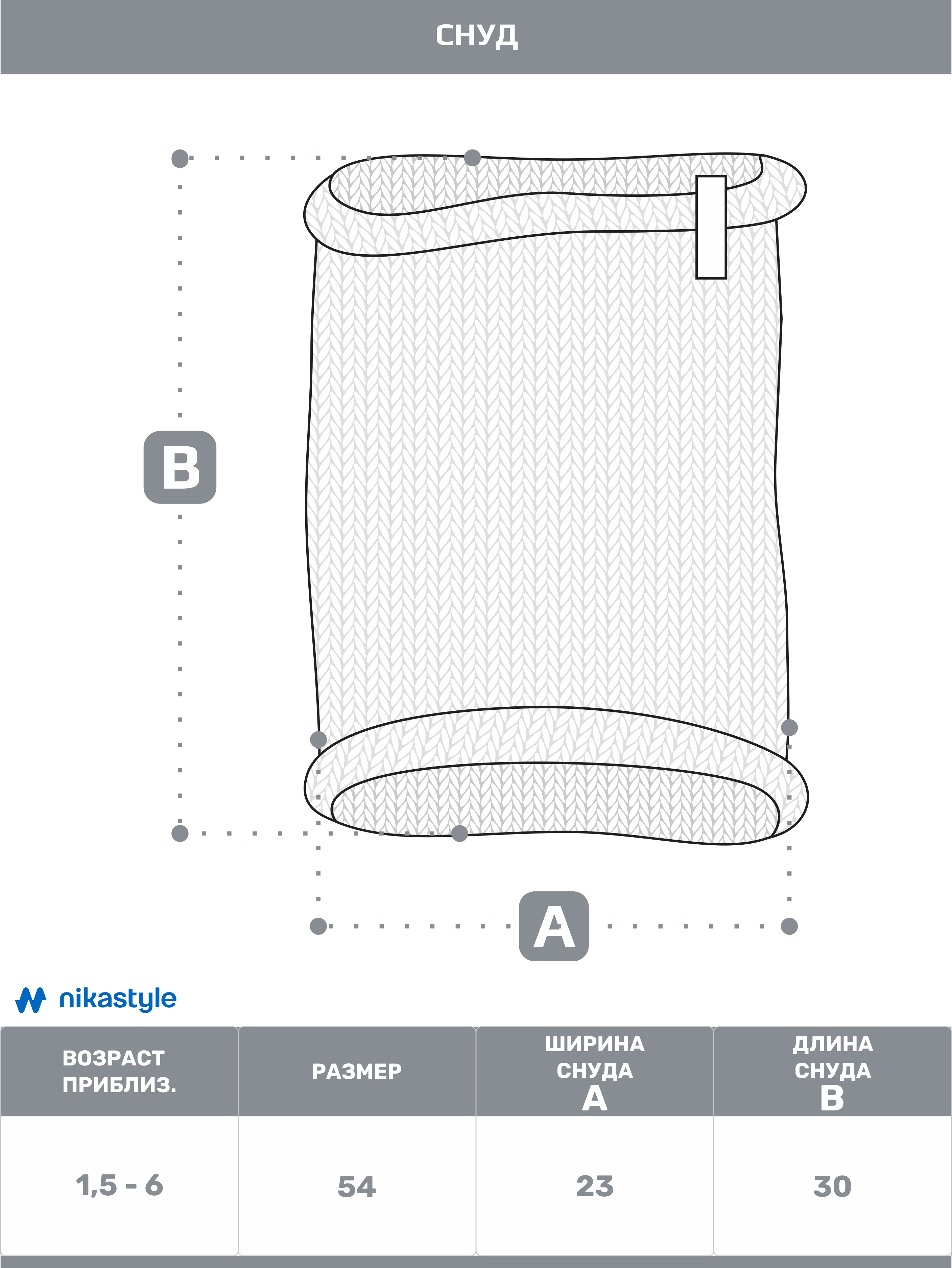 Снуд NIKASTYLE 17м11725 эвкалипт - фото 2