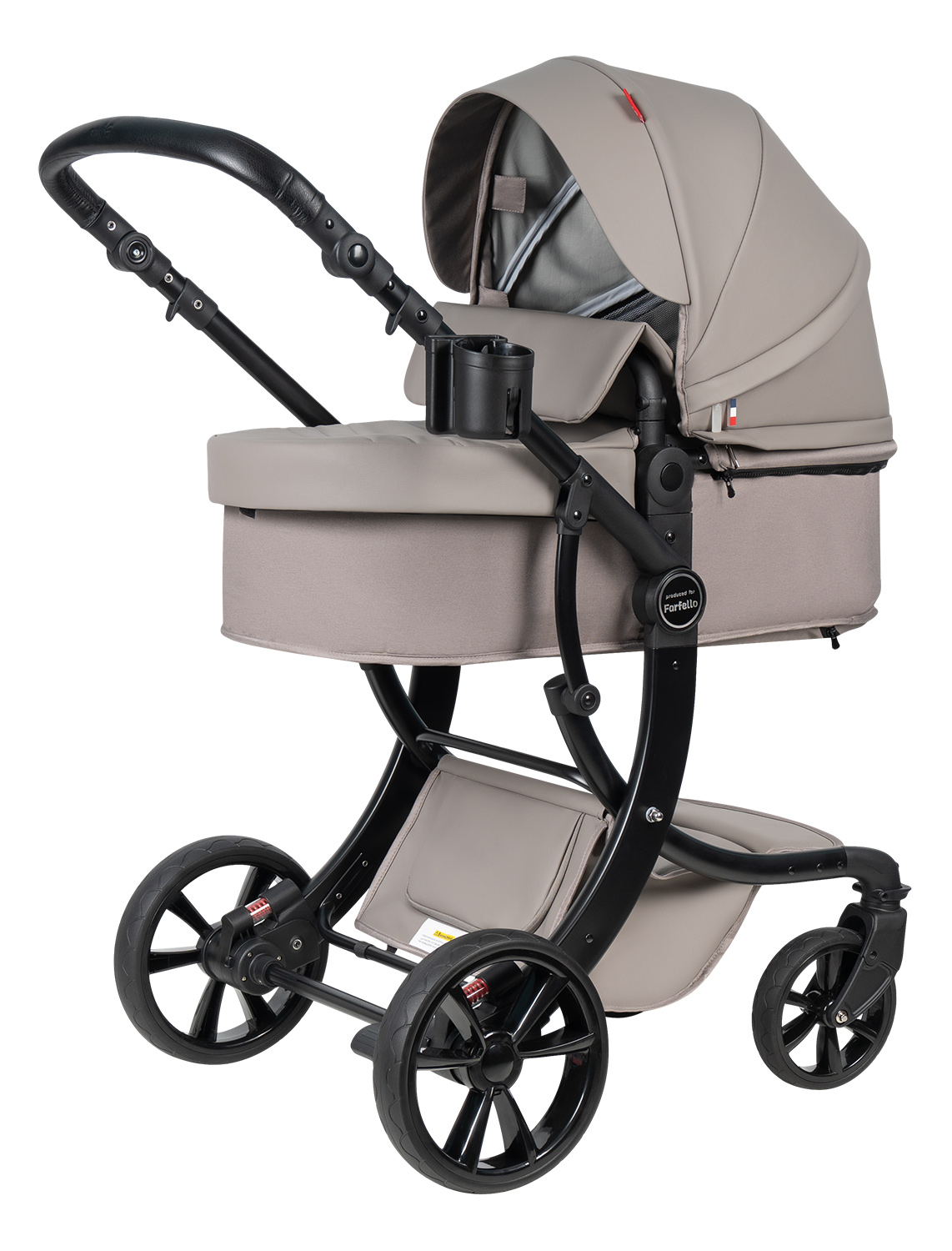 Коляска трансформер Aimile Spring бежевый - фото 11