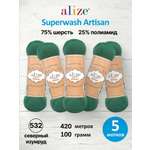 Пряжа для вязания Alize 100г 420м 5шт