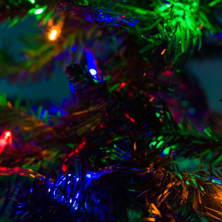 Гирлянда нить 20м SXMas Гирлянда нить 20м с LED лампами 200шт цвет разноцветные лампочки Питания 220В