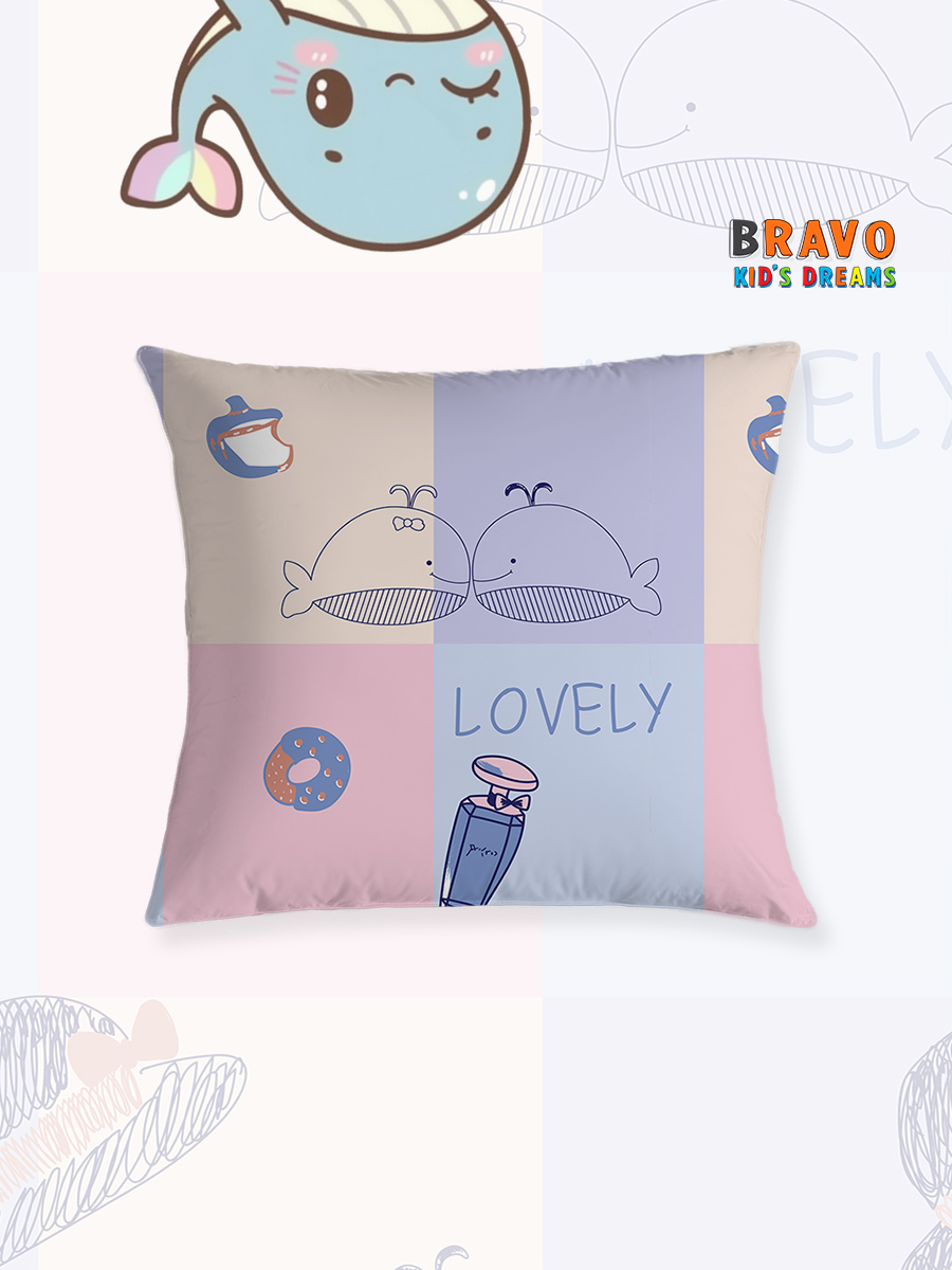 Наволочка BRAVO kids dreams Киты 70 x 70 см 1 шт. - фото 1
