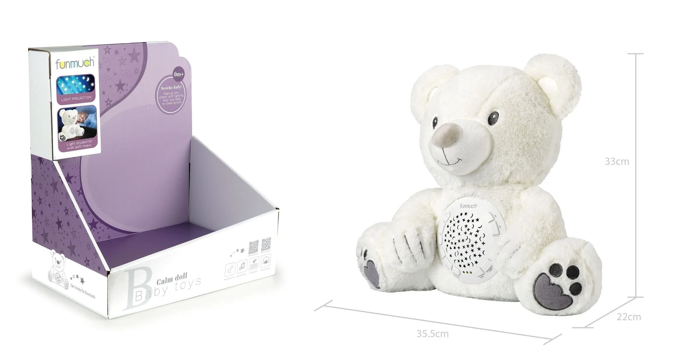 Игрушка Baby Toys Медведь ночник с проектором - фото 6