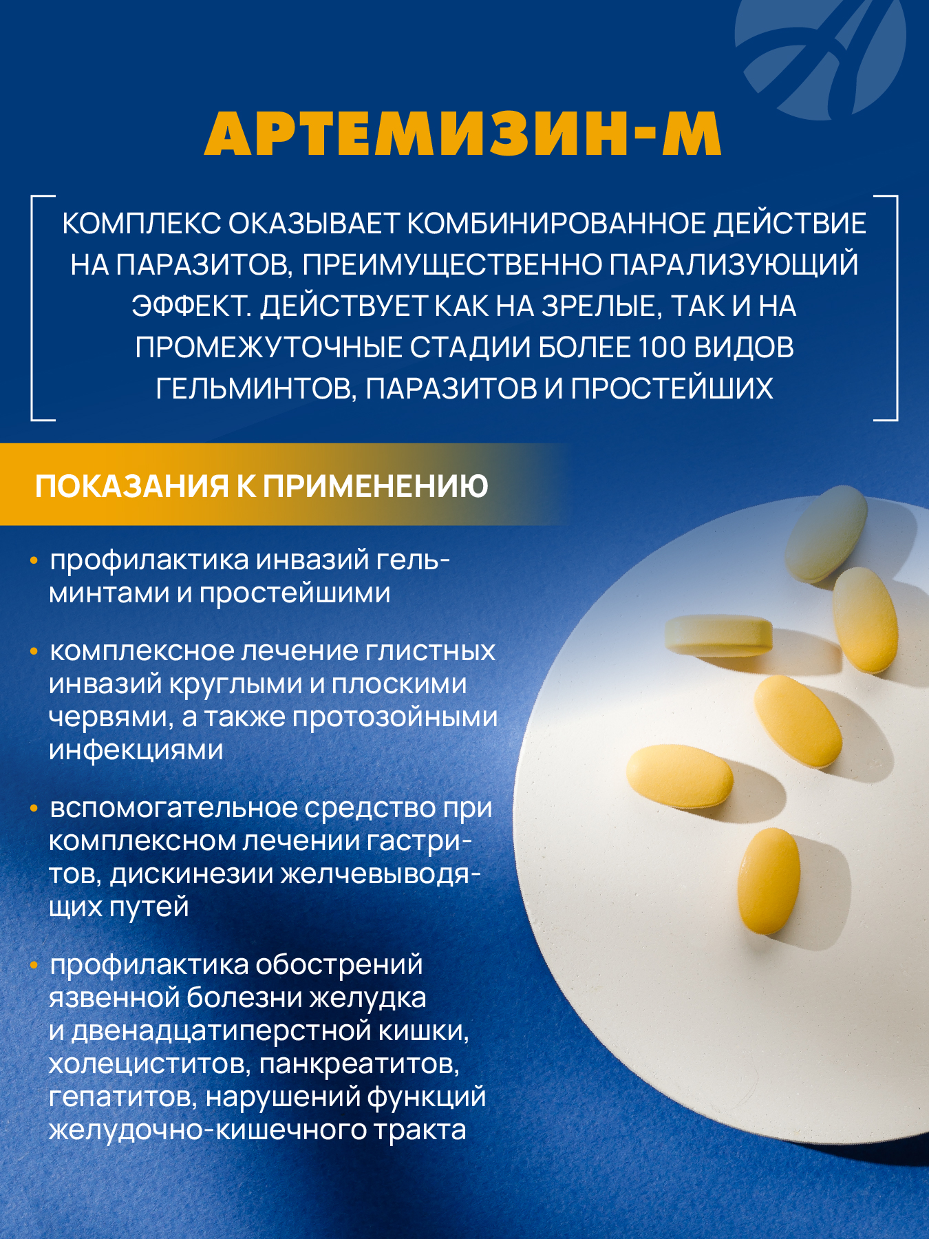 Антипаразитарный комплекс. Арт Лайф Артемизин-М, 90 таблеток. - фото 4