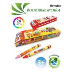 Восковые мелки Flexoffice 24 шт.