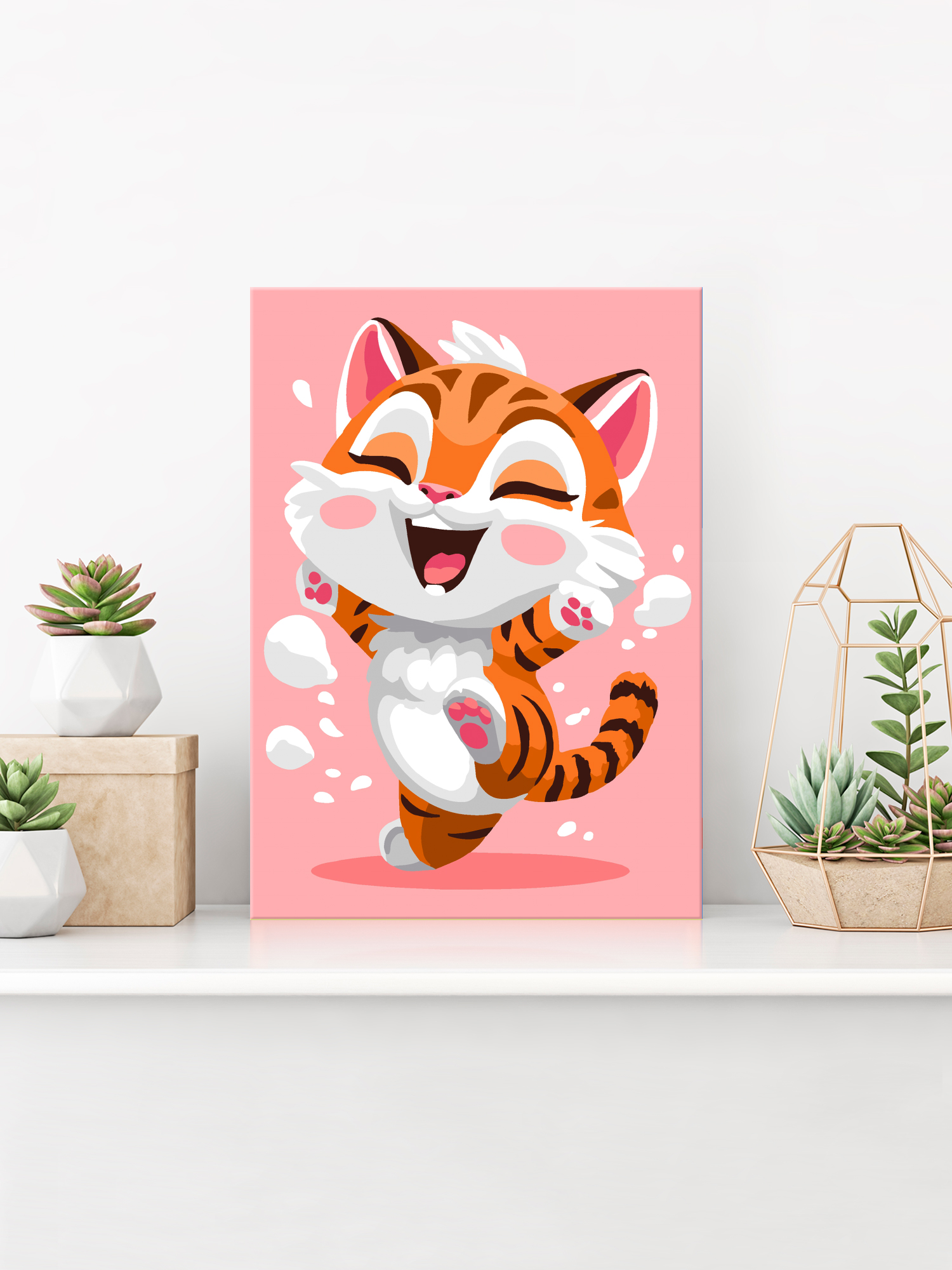 Картина по номерам Hobby Paint Тигриная радость в ассортименте - фото 3