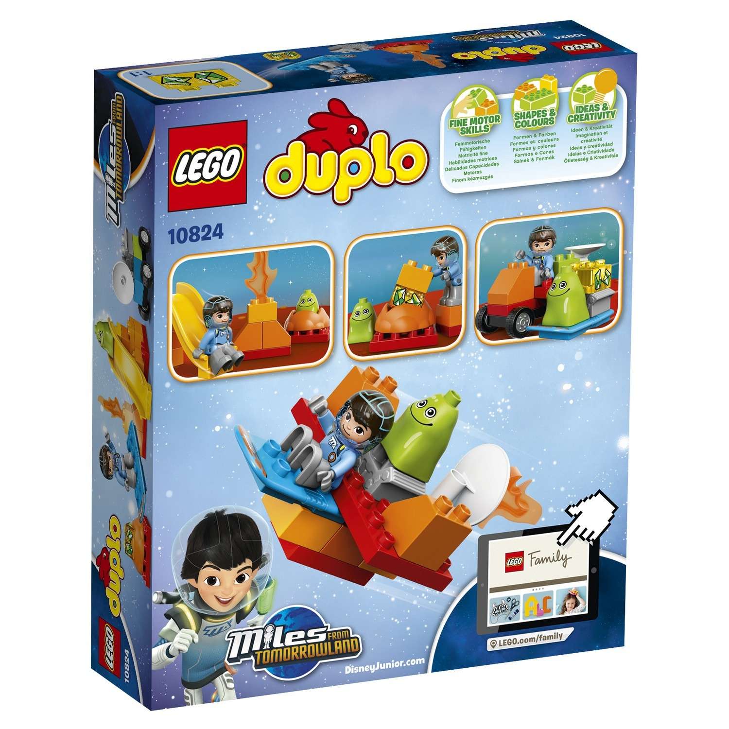 Конструктор LEGO DUPLO Космические приключения Майлза блочный - фото 3