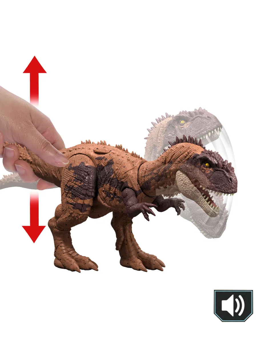 Фигурка Jurassic World Jurassic Park Рычащий Криптопс со звуком - фото 7