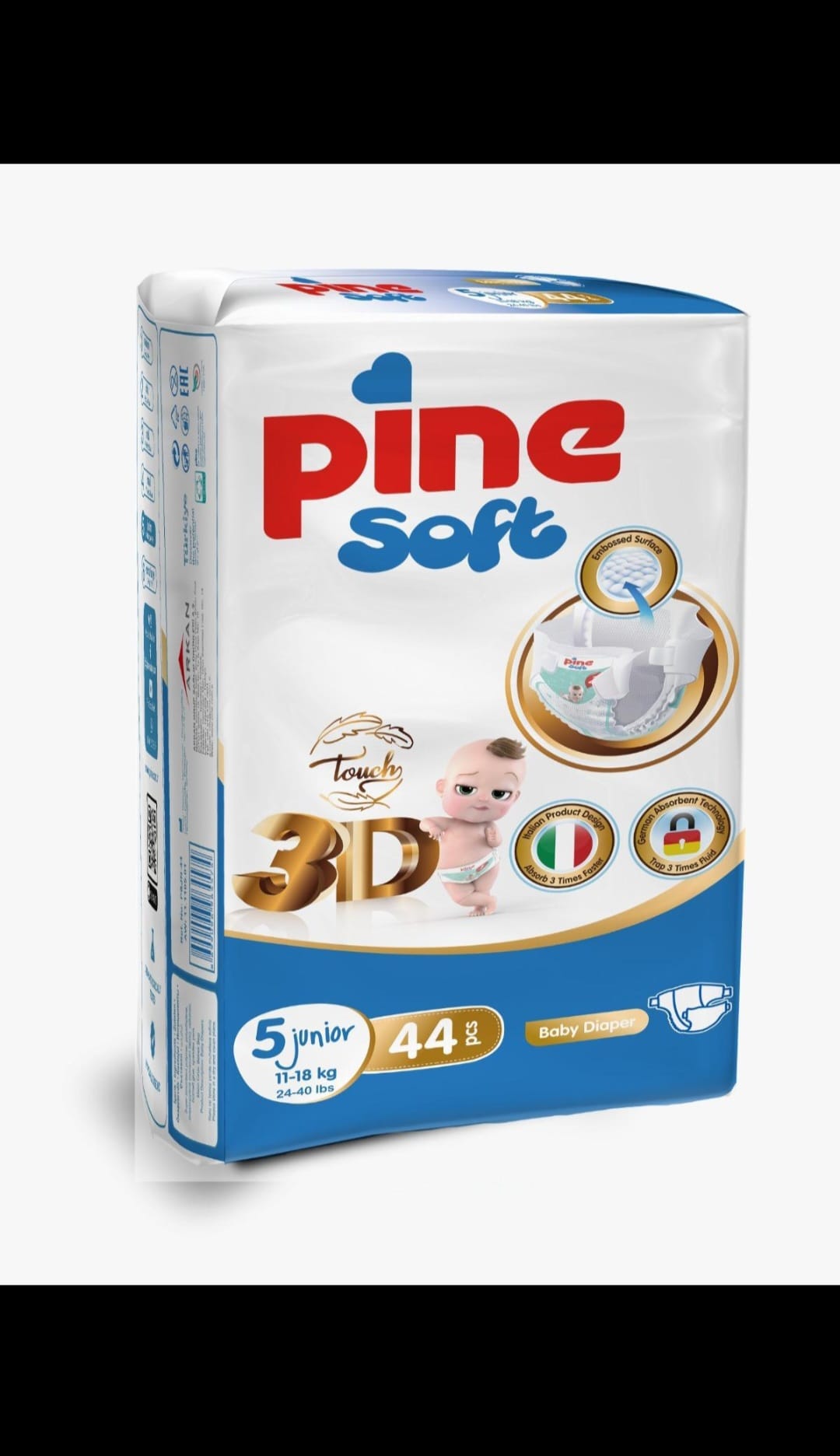 Подгузники Pine 44 шт. - фото 1