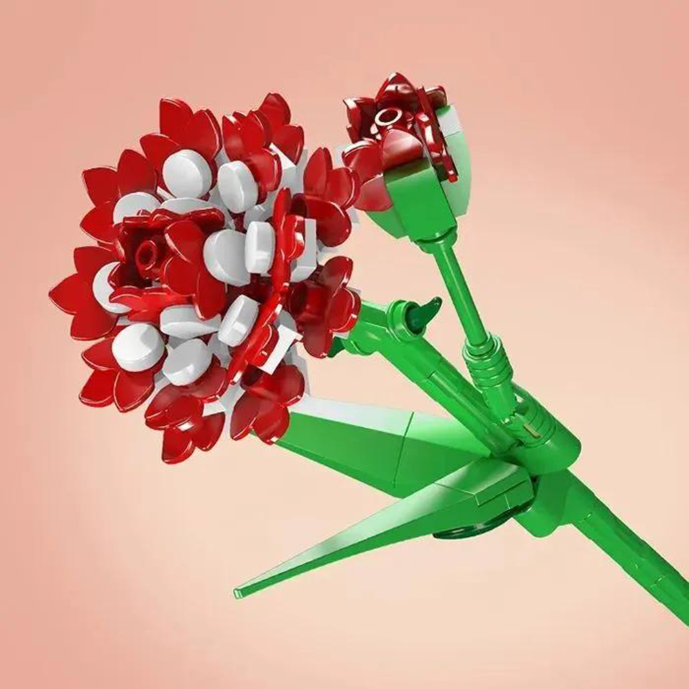 Конструктор Mould King Букет цветов Гвоздика - фото 4