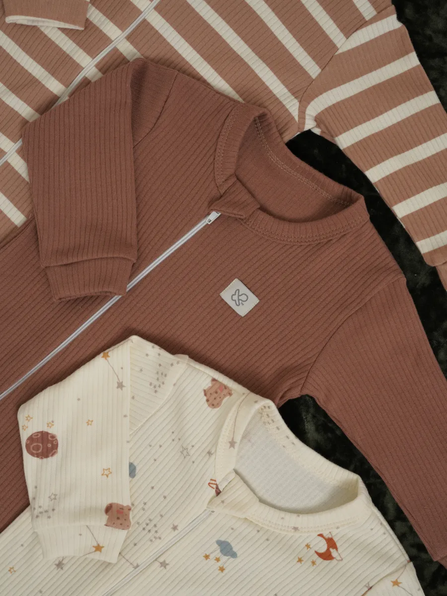 Комбинезон 3 шт Супер Пупс нбр/3пр/кмбнмол/таупкапибары - фото 23