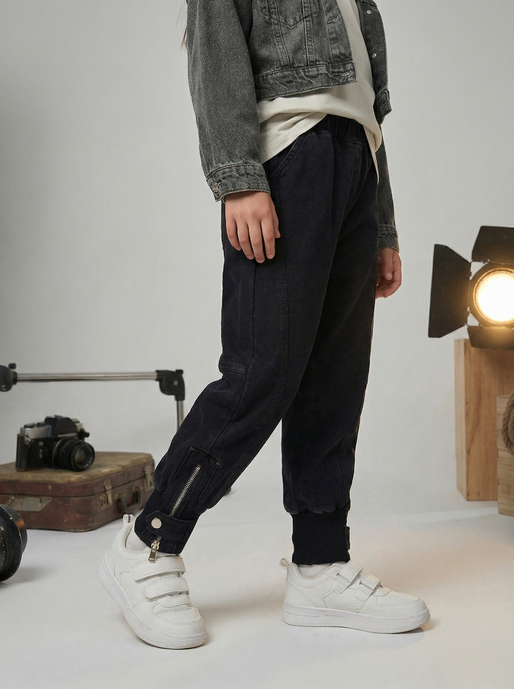Джоггеры Artcher kids Jeans0014Джоггеры_черные - фото 12