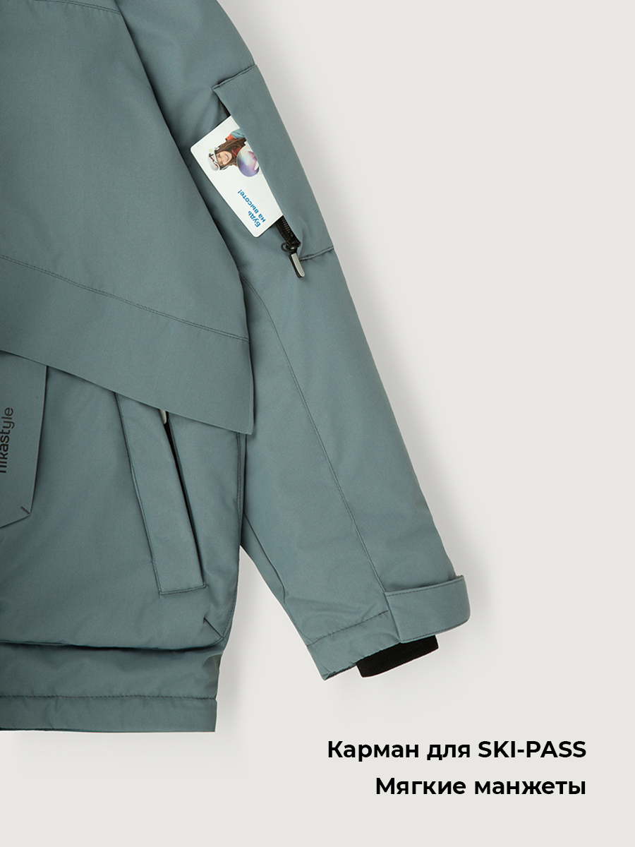 Куртка NIKASTYLE 4з6526 мох - фото 11