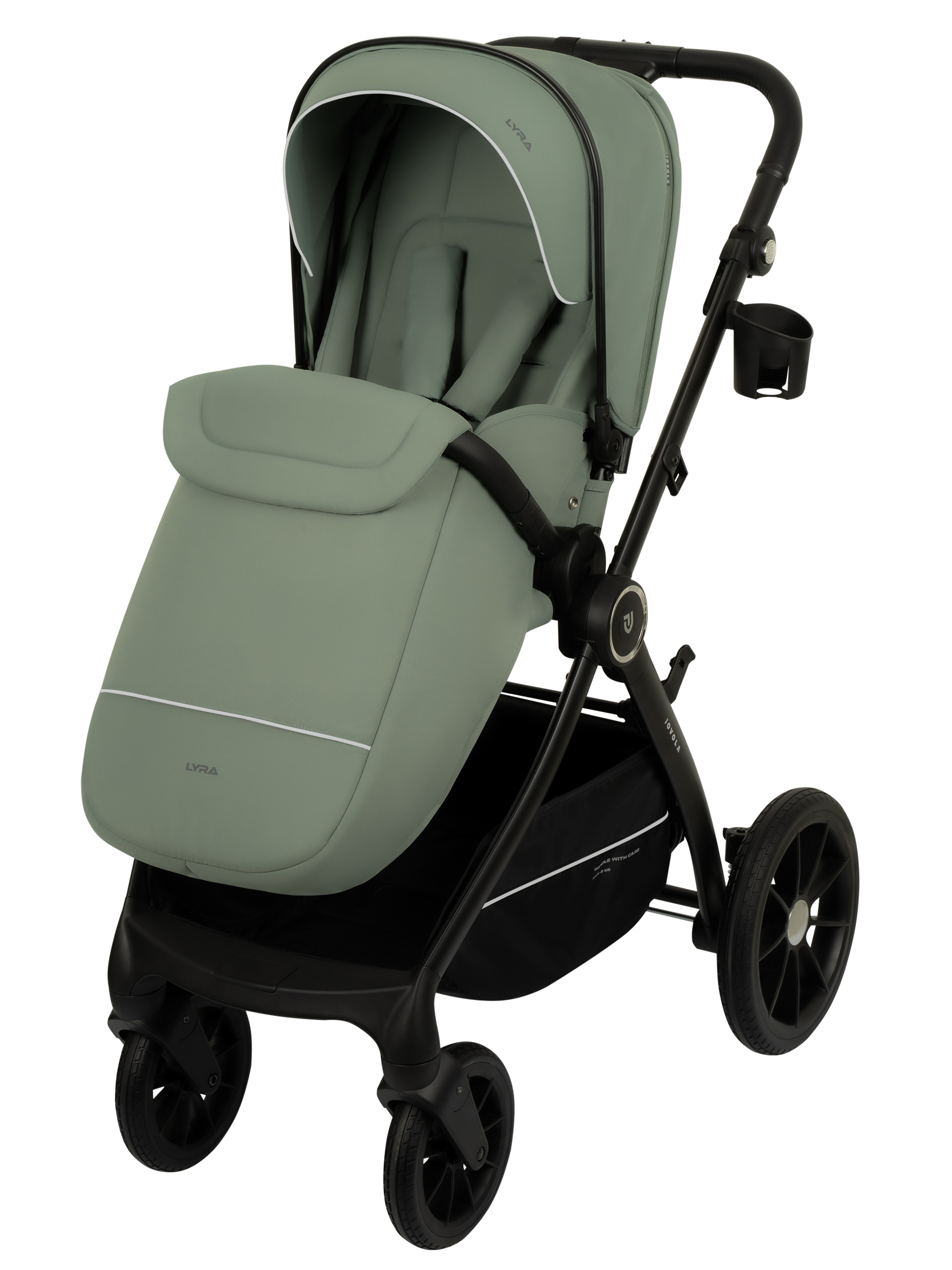 Коляска прогулочная JOVOLA LYRA зеленый - фото 14