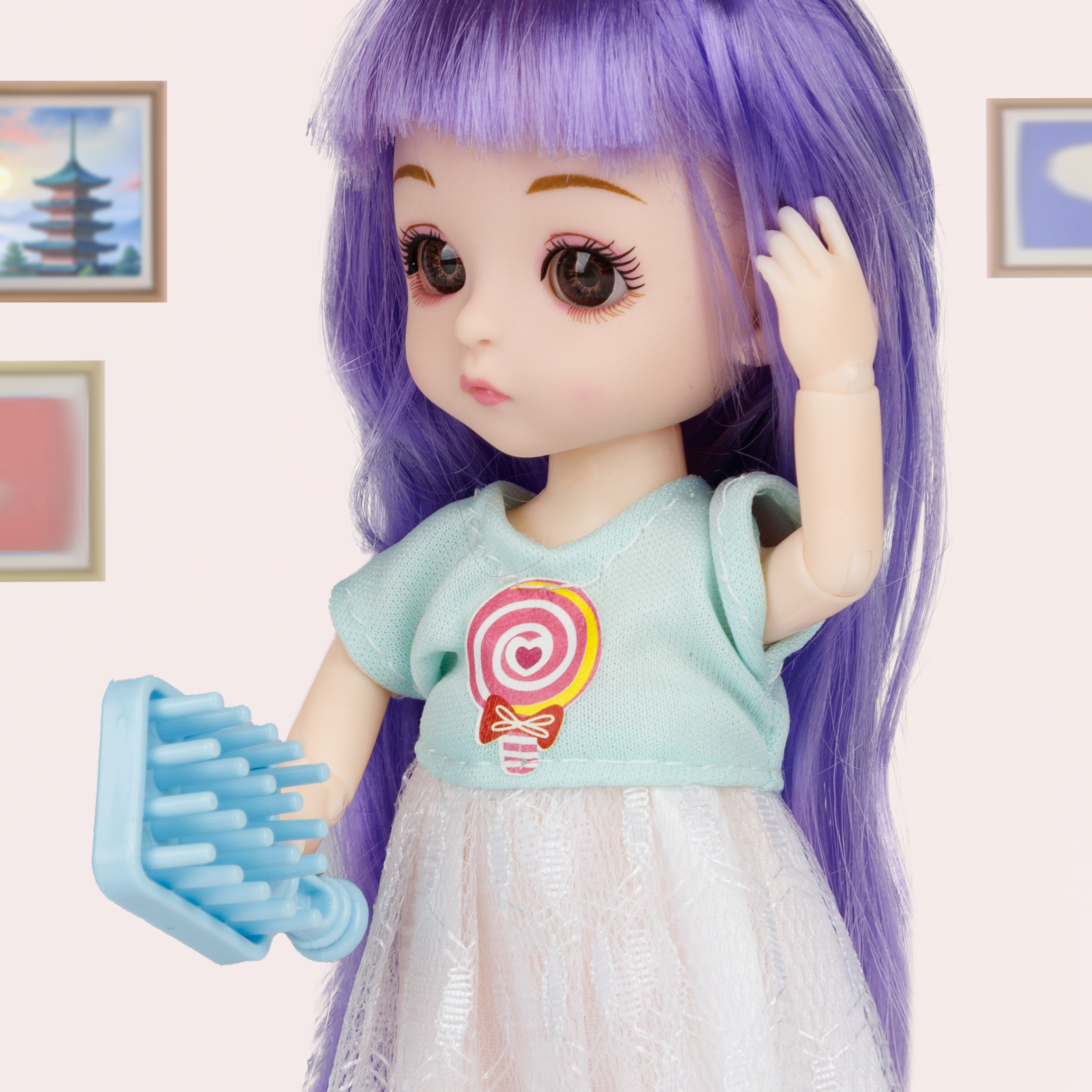 Кукла мини 1TOY Alisa Kawaii mini Т24352 - фото 5