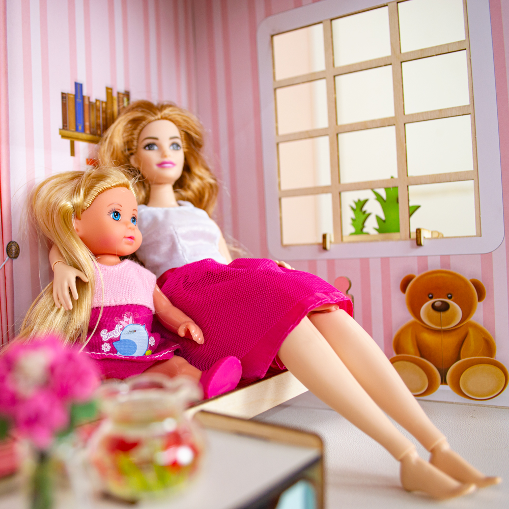 Домик для кукол M-WOOD с мебелью 3025 - фото 11