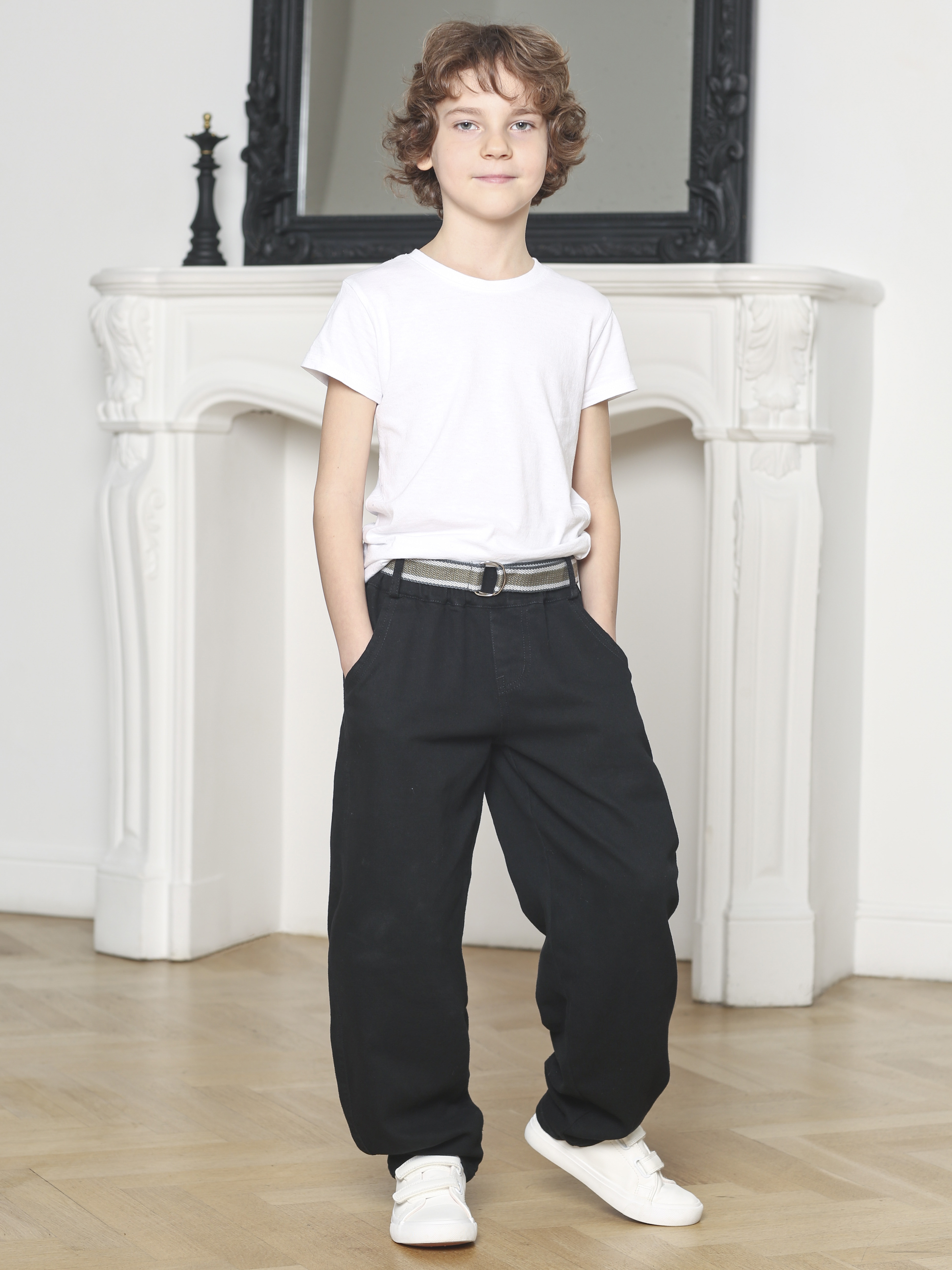 Джинсы-бананы СИНИЙ МИР R139-IL - фото 10