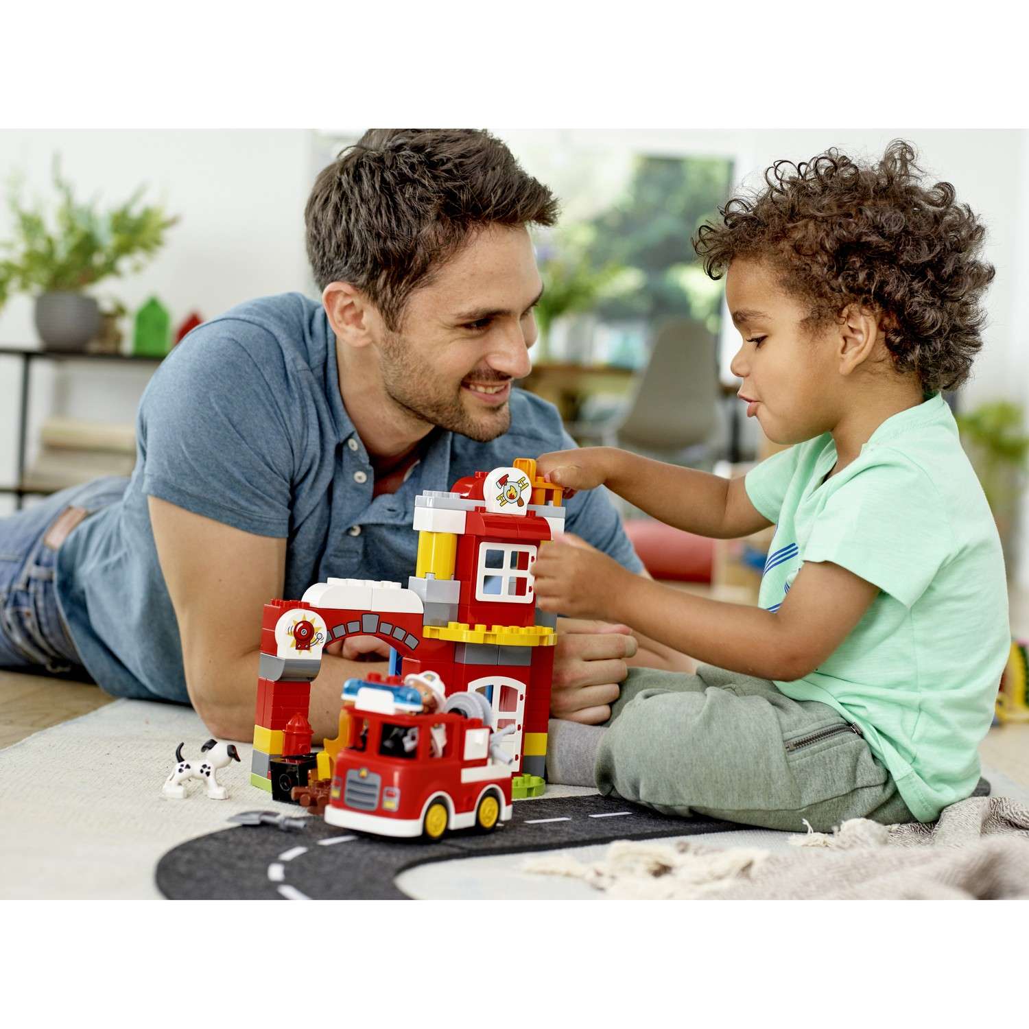 Конструктор LEGO DUPLO Пожарное депо блочный - фото 12