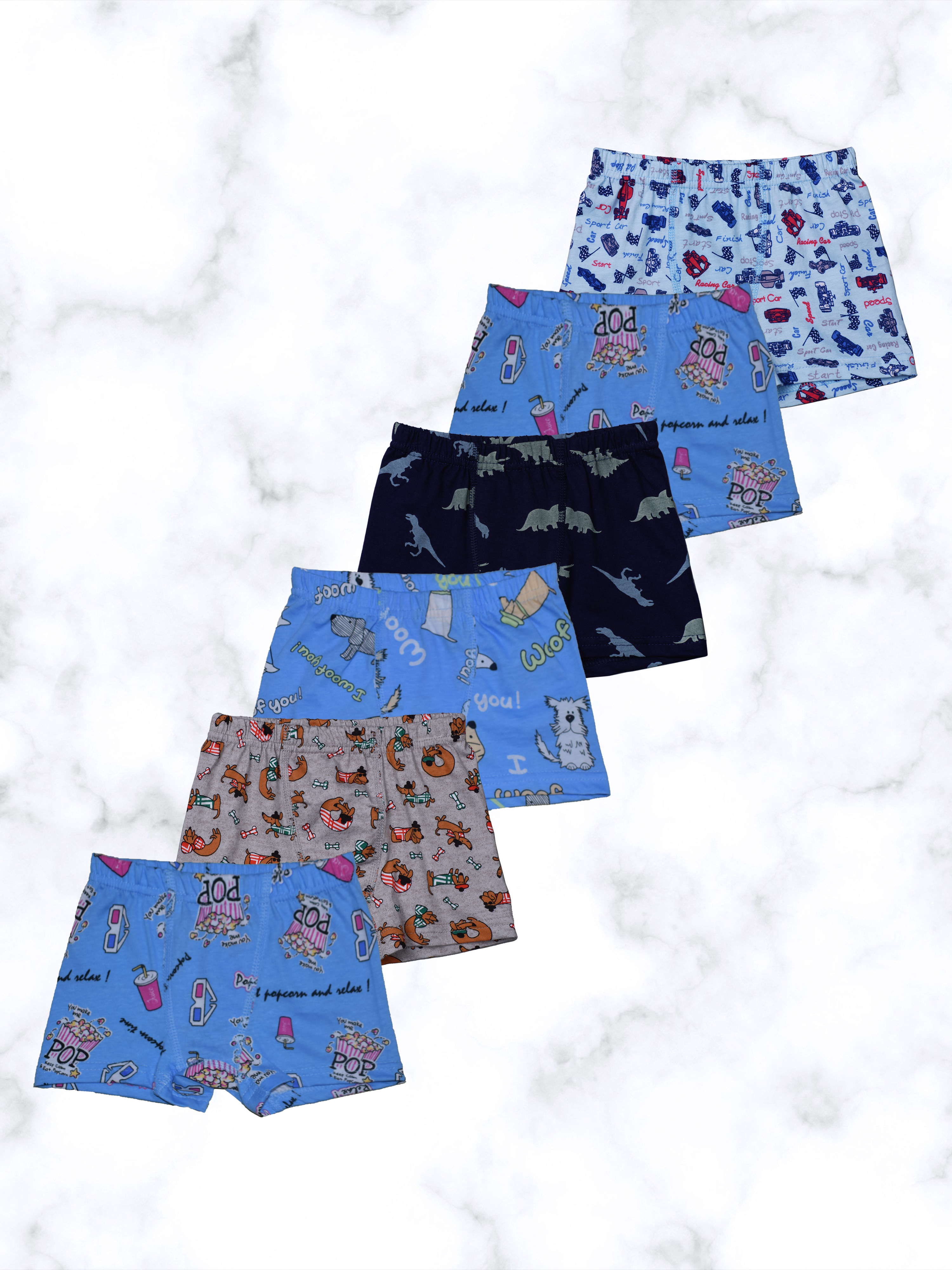 Трусы 6 штук Bambak Kids 240-6В - фото 1