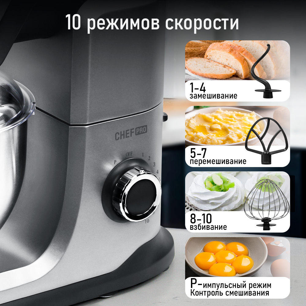 Планетарный миксер CHEF PRO CF-MX1308A - фото 11