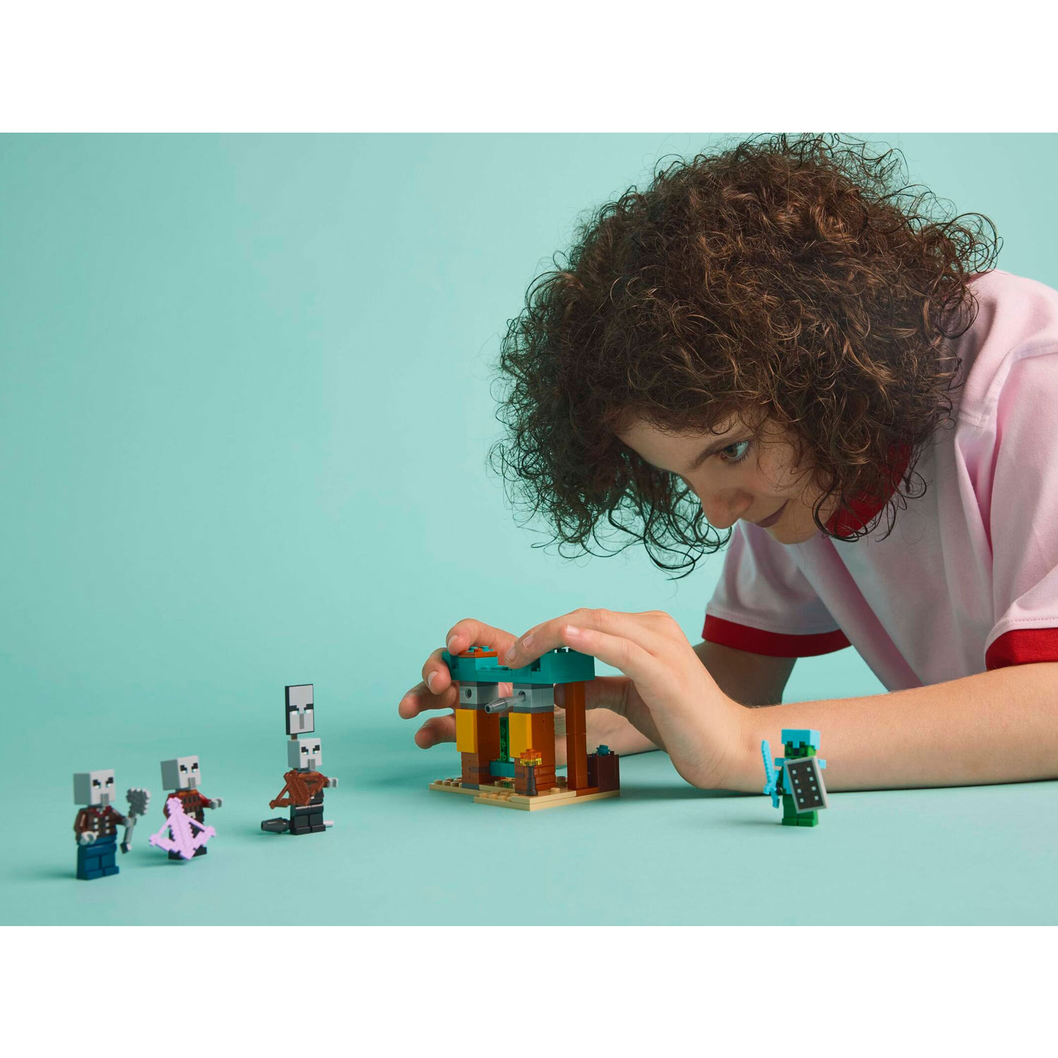 Конструктор LEGO Minecraft Пустынный патруль Илладжеров 105 дет. - фото 8