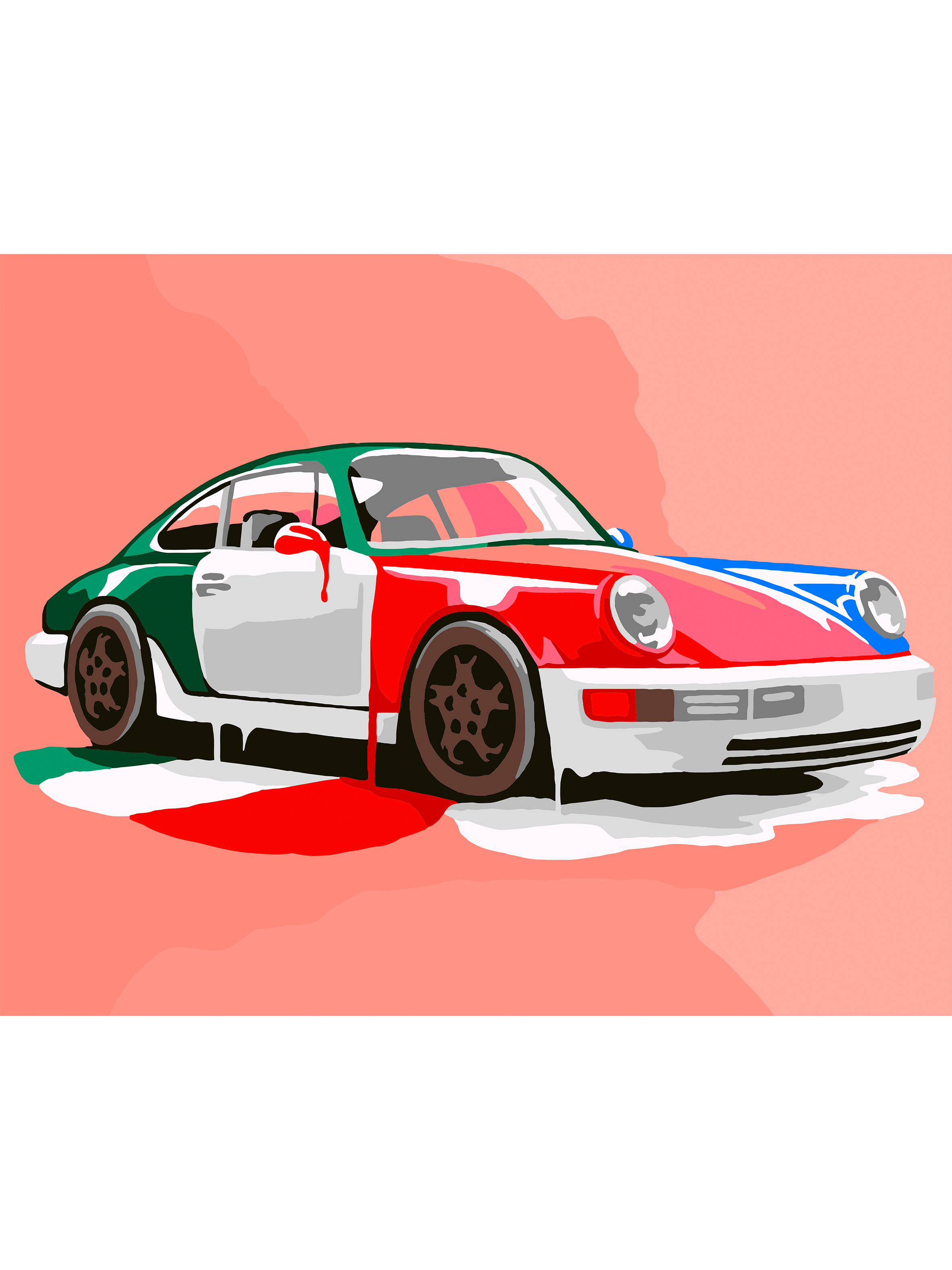 Картина по номерам Это просто шедевр Porsche в ассортименте - фото 2