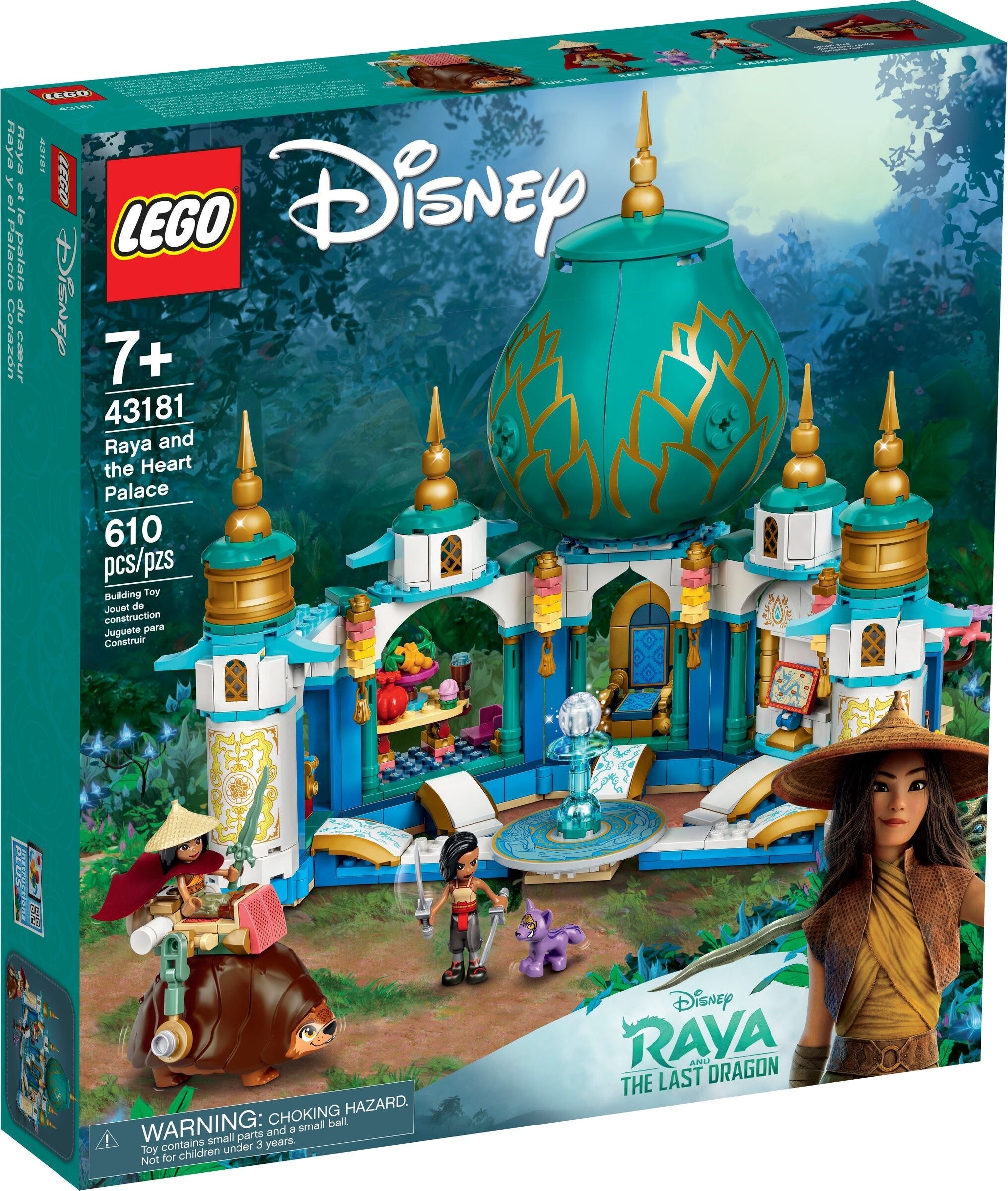 Конструктор LEGO Disney Princess Райя и Дворец сердц 610 дет. - фото 1