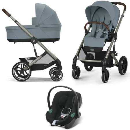 Коляска 3в1 Cybex Balios S Lux TPE голубой
