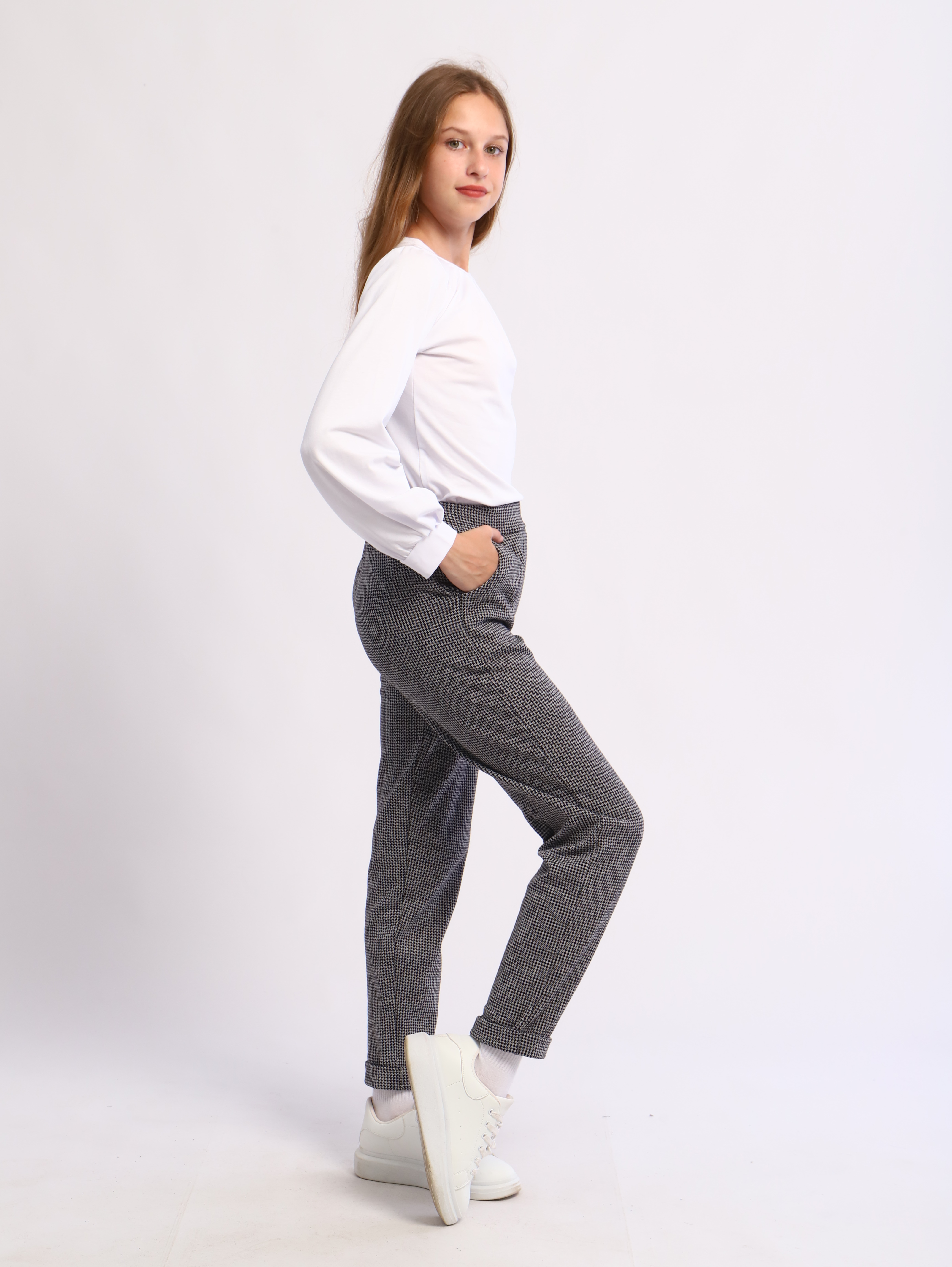 Брюки ЛАДОШКИ Брюки Ким графит - фото 3