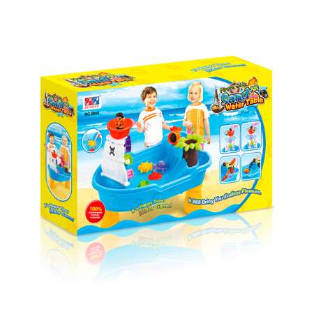 Стол для игр с песком и водой Hualian Toys Пиратский корабль 60х38х58 см
