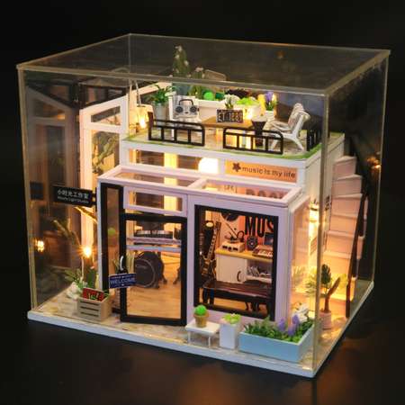 Интерьерный конструктор HitToy Румбокс Музыкальная студия с куполом
