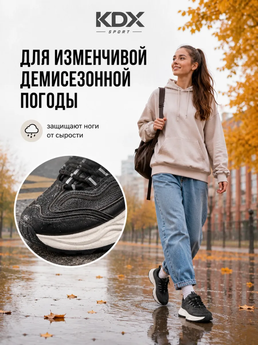 Кроссовки KDX ALFW-01 black - фото 3