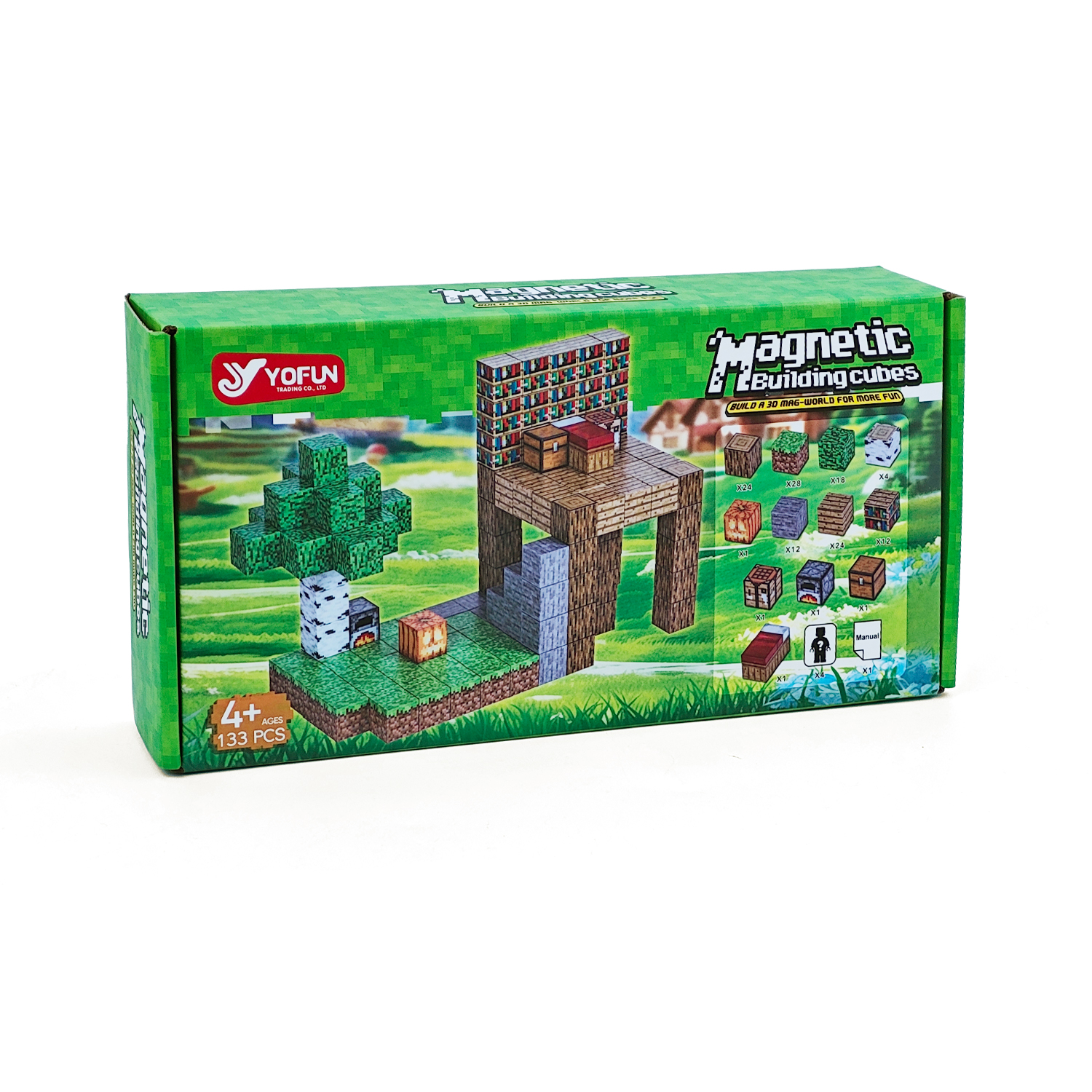 Конструктор Джунгли магнитный 133 дет. - фото 3