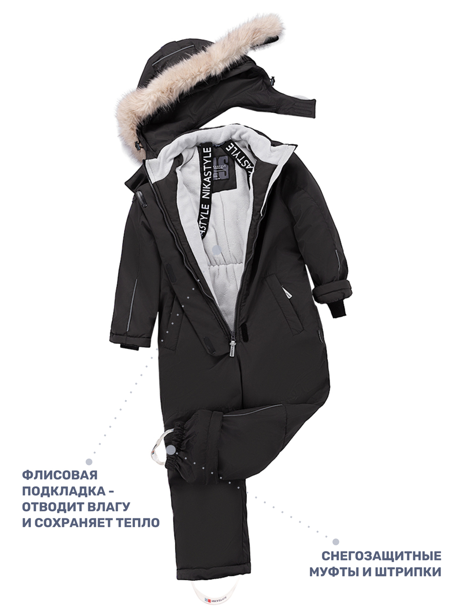 Комбинезон NIKASTYLE 8з5025 черный - фото 5