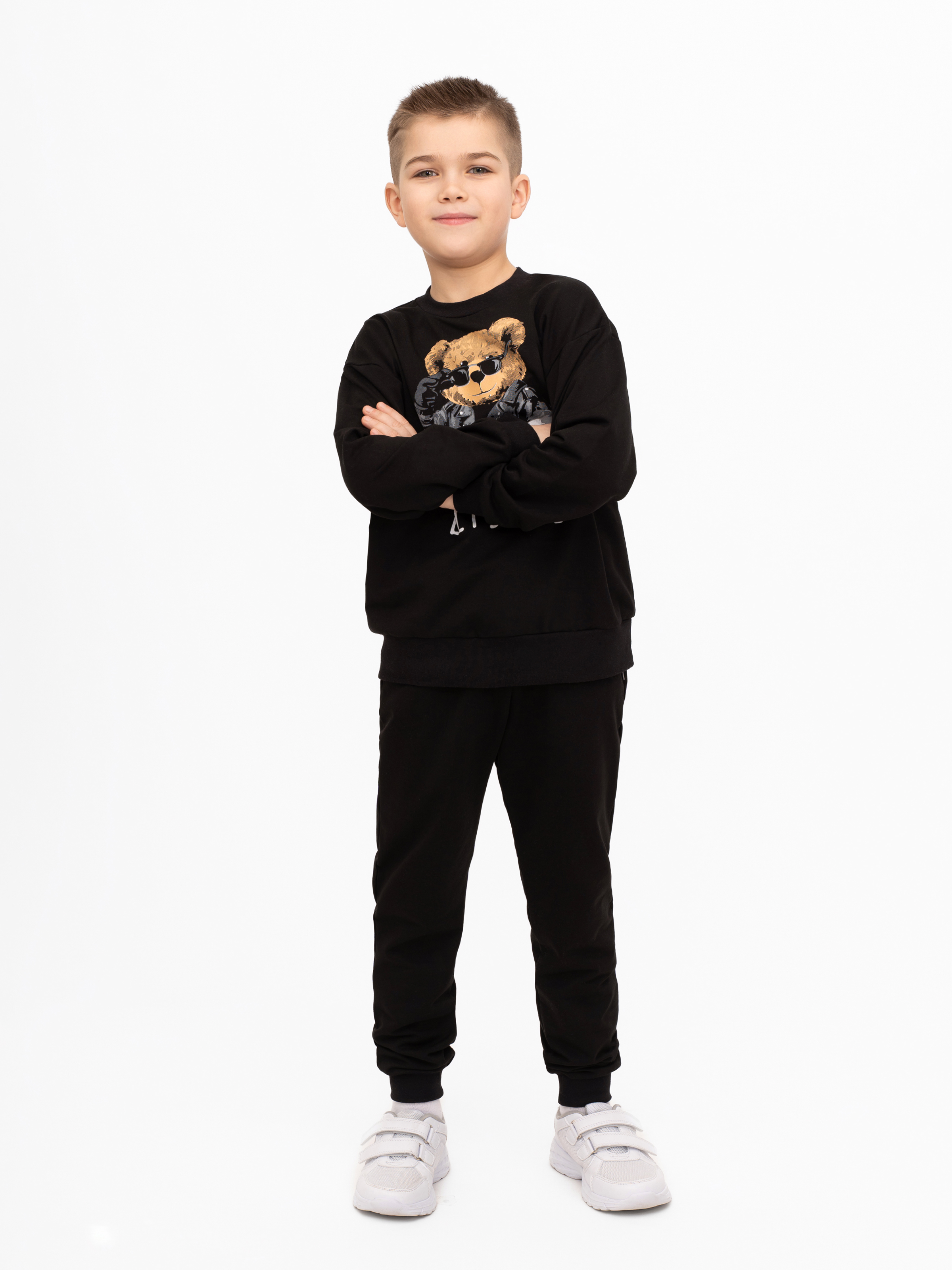 Костюм Утенок 7045г черный тедди байкер - фото 38