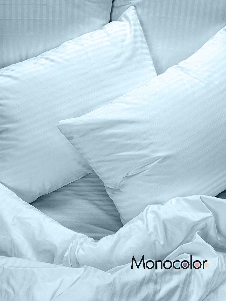 Комплект постельного белья Monocolor 6467 семейный 7 предм. - фото 11