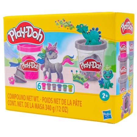 Масса для лепки Hasbro Play-Doh Блестящая коллекция 6 цв.