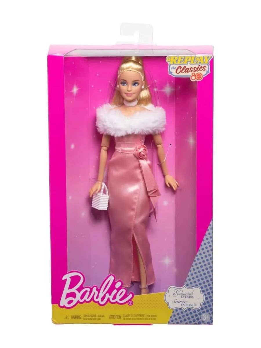 Кукла модельная Barbie Barbiestyle в розовом платье высота 29 см JHD25 - фото 7