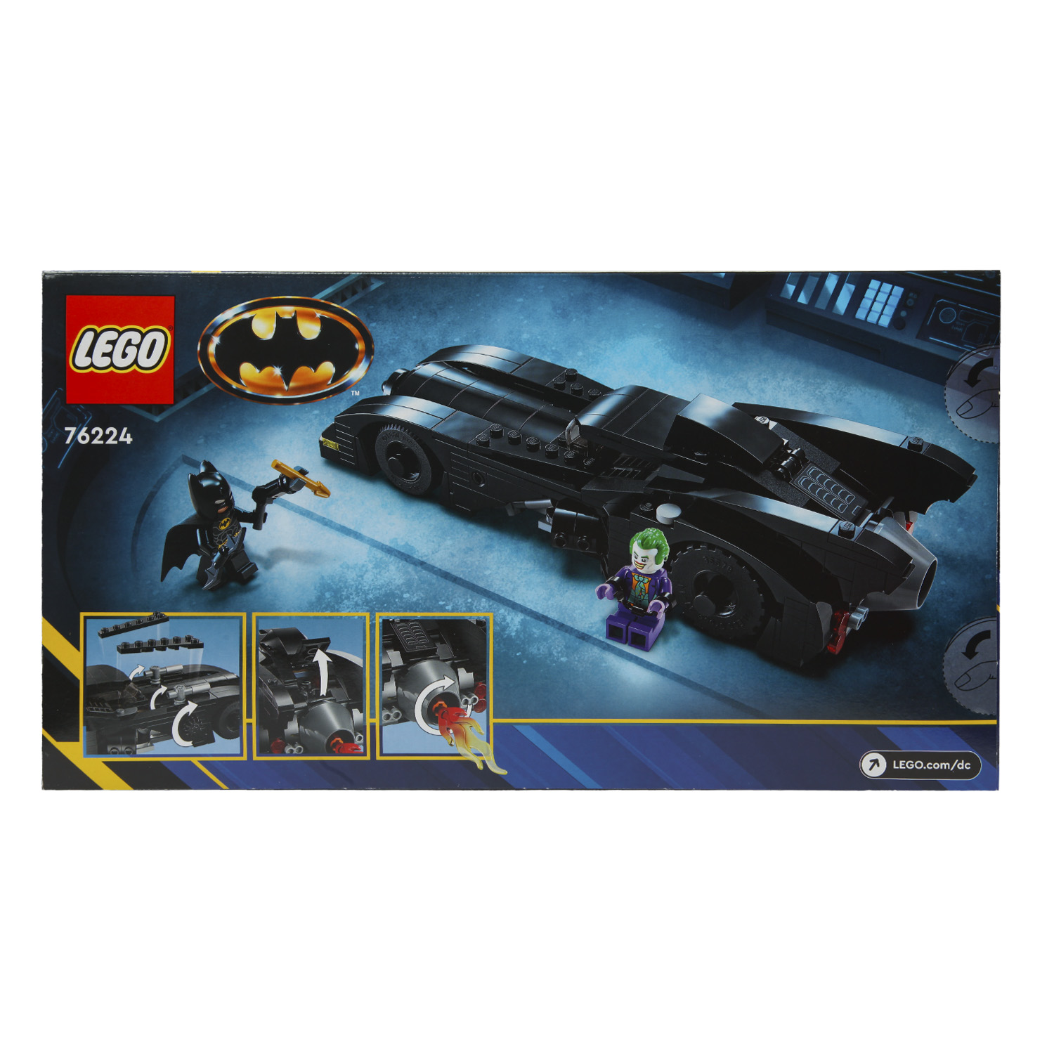 Конструктор LEGO DC Super Heroes Batmobile Batman vs The Joker 438 дет. - фото 7
