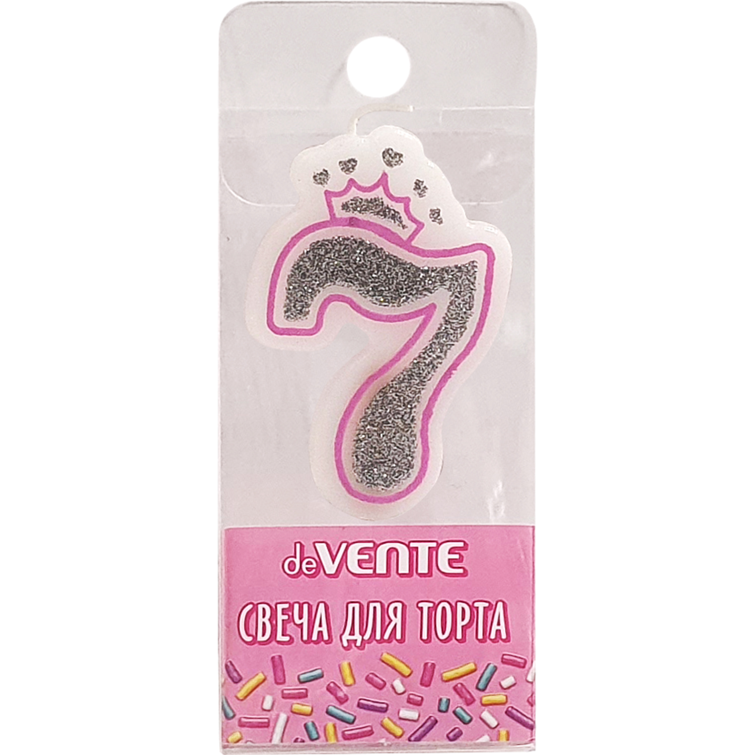 Изображение товара Свечи для торта deVENTE розовая принцесса 7